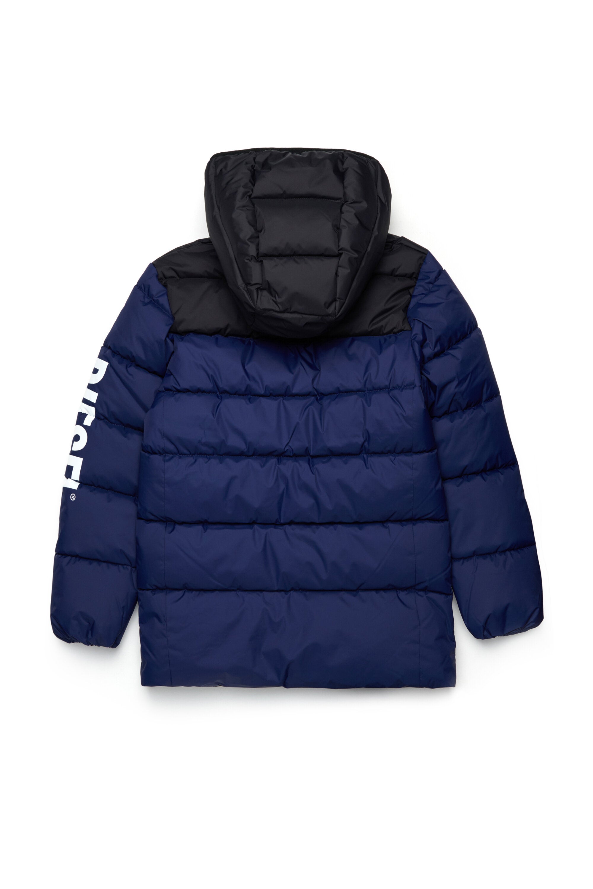 Chaqueta acolchada con logotipo