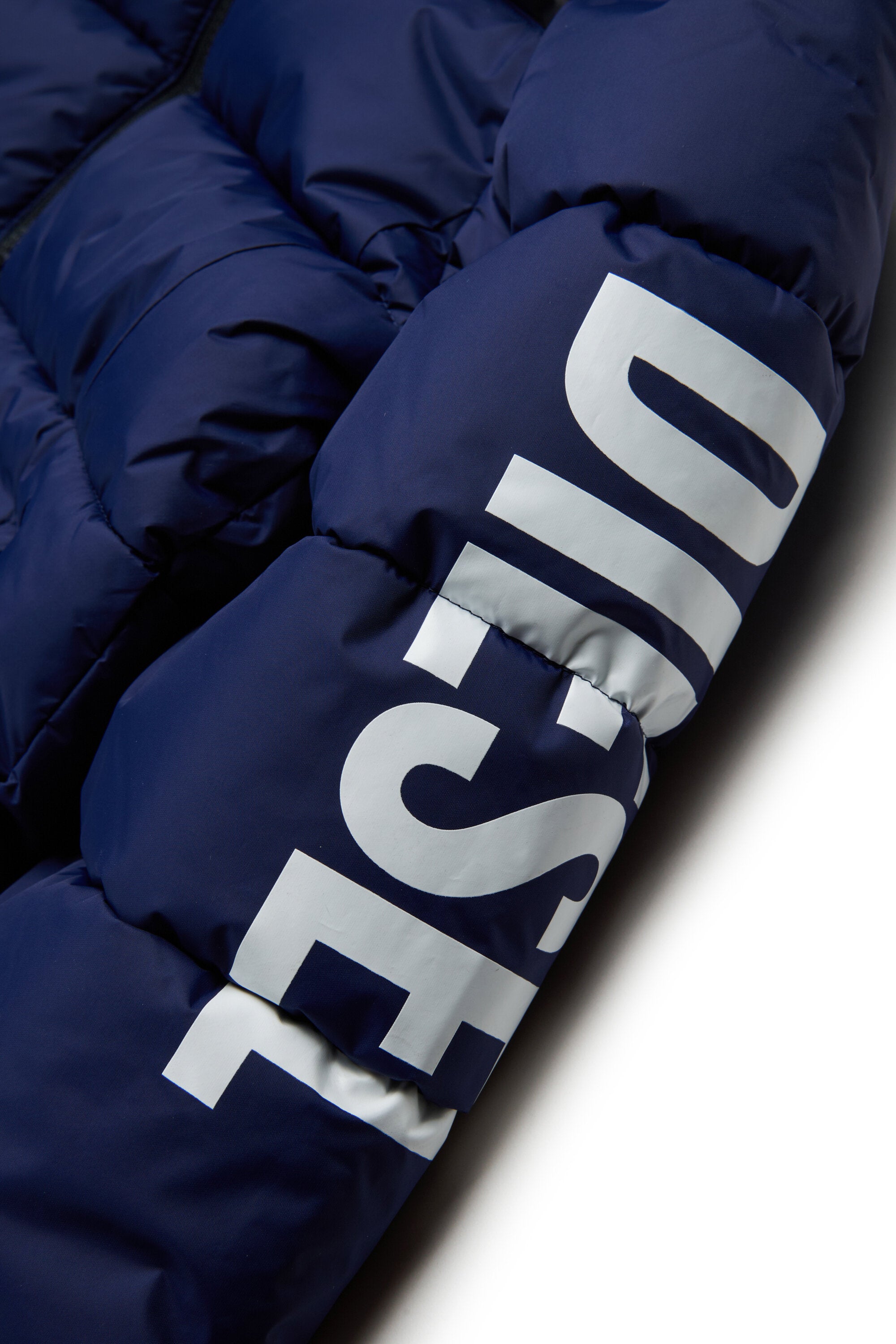 Chaqueta acolchada con logotipo