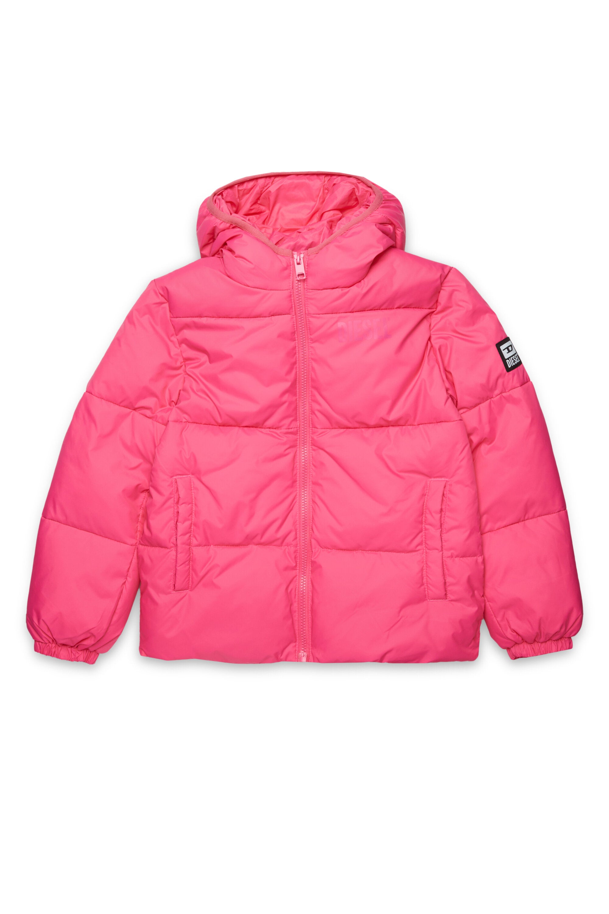 Chaqueta acolchada con logotipo