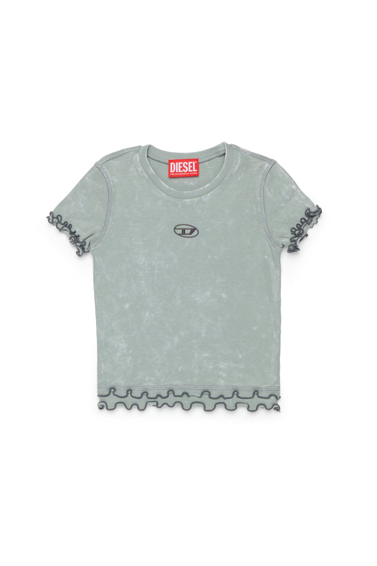 Camiseta de cuello redondo con logo