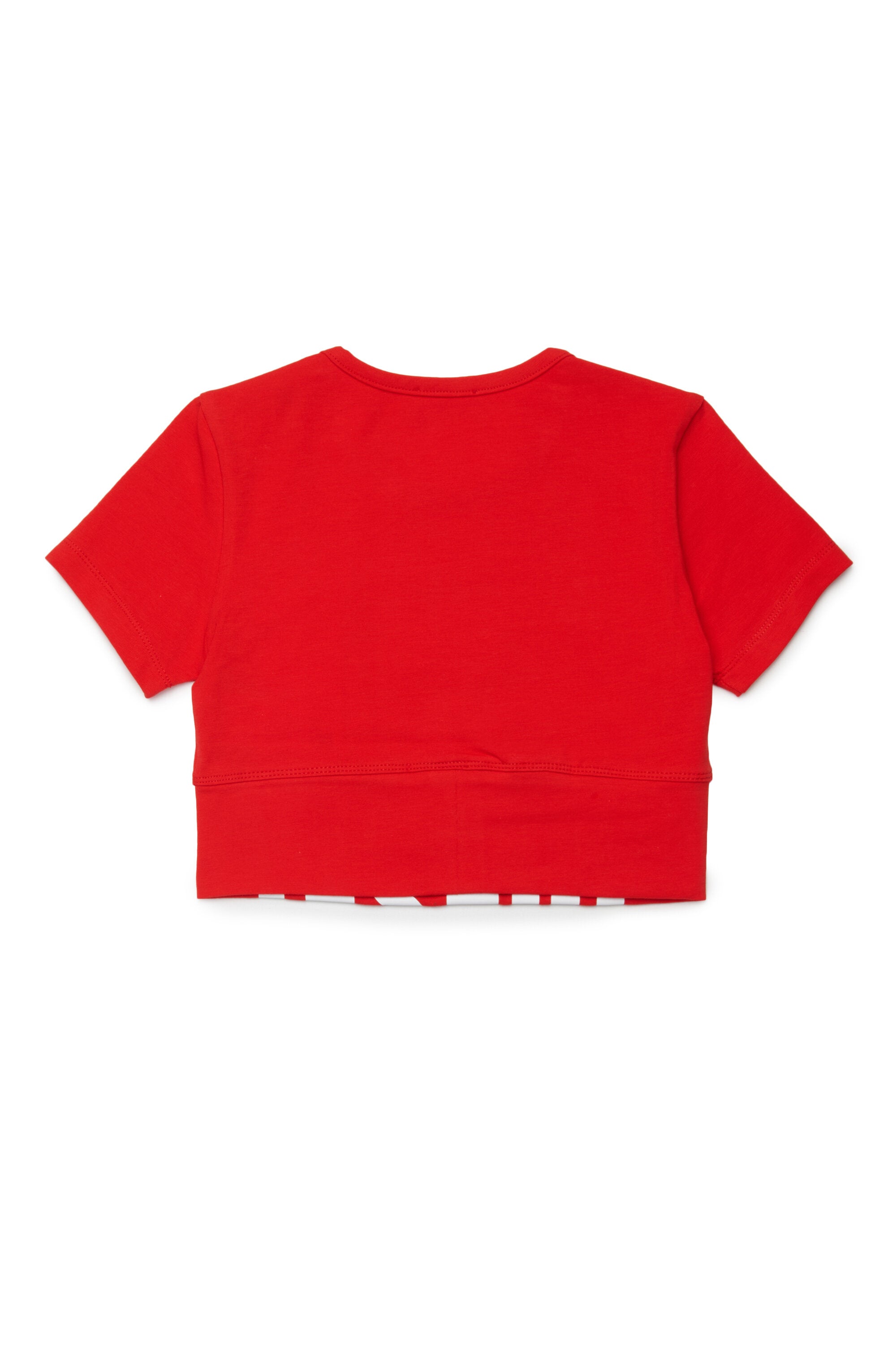 Camiseta de cuello redondo con logo