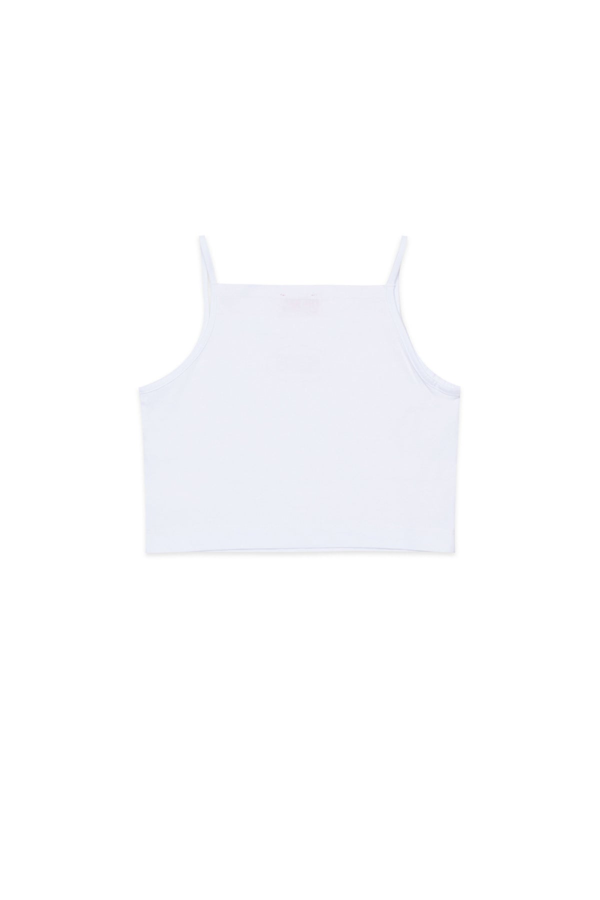 Sleeveless T-shirt with logo