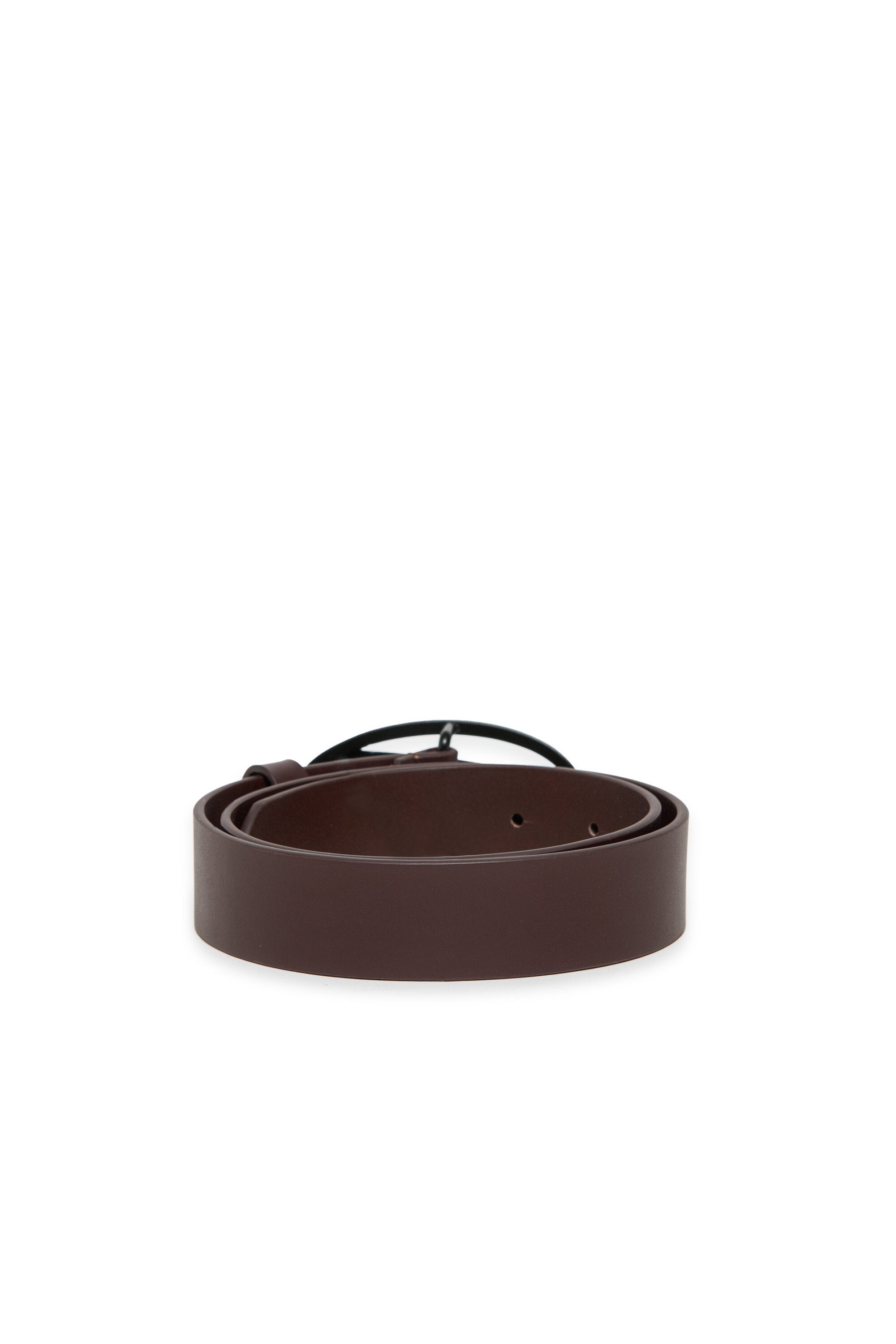 Cinturón con hebilla con logo Oval D