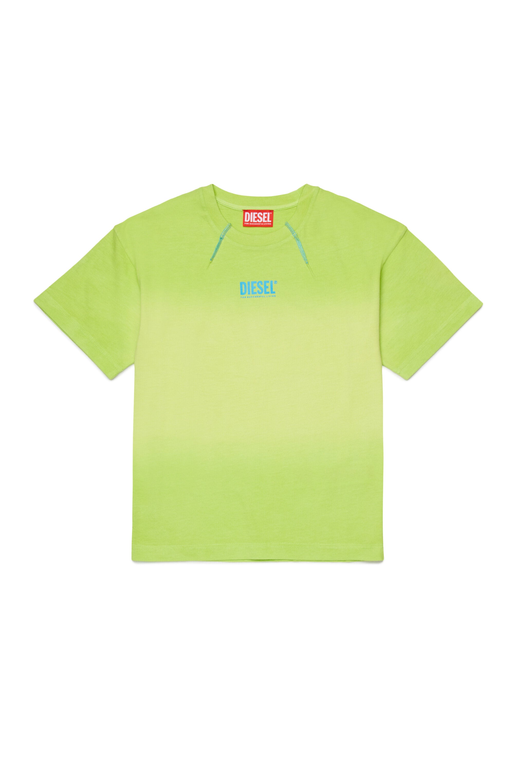 Camiseta de cuello redondo con logo