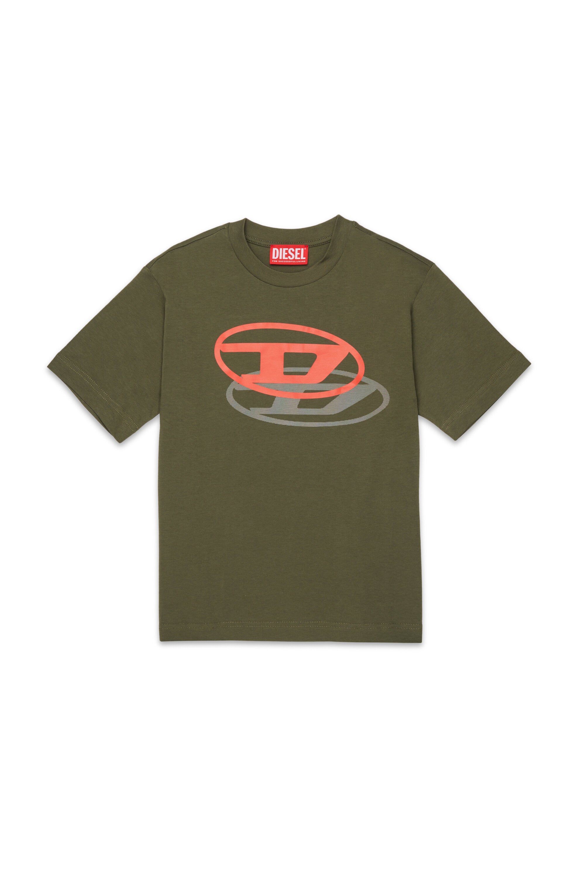 Camiseta con logo Oval D estampado