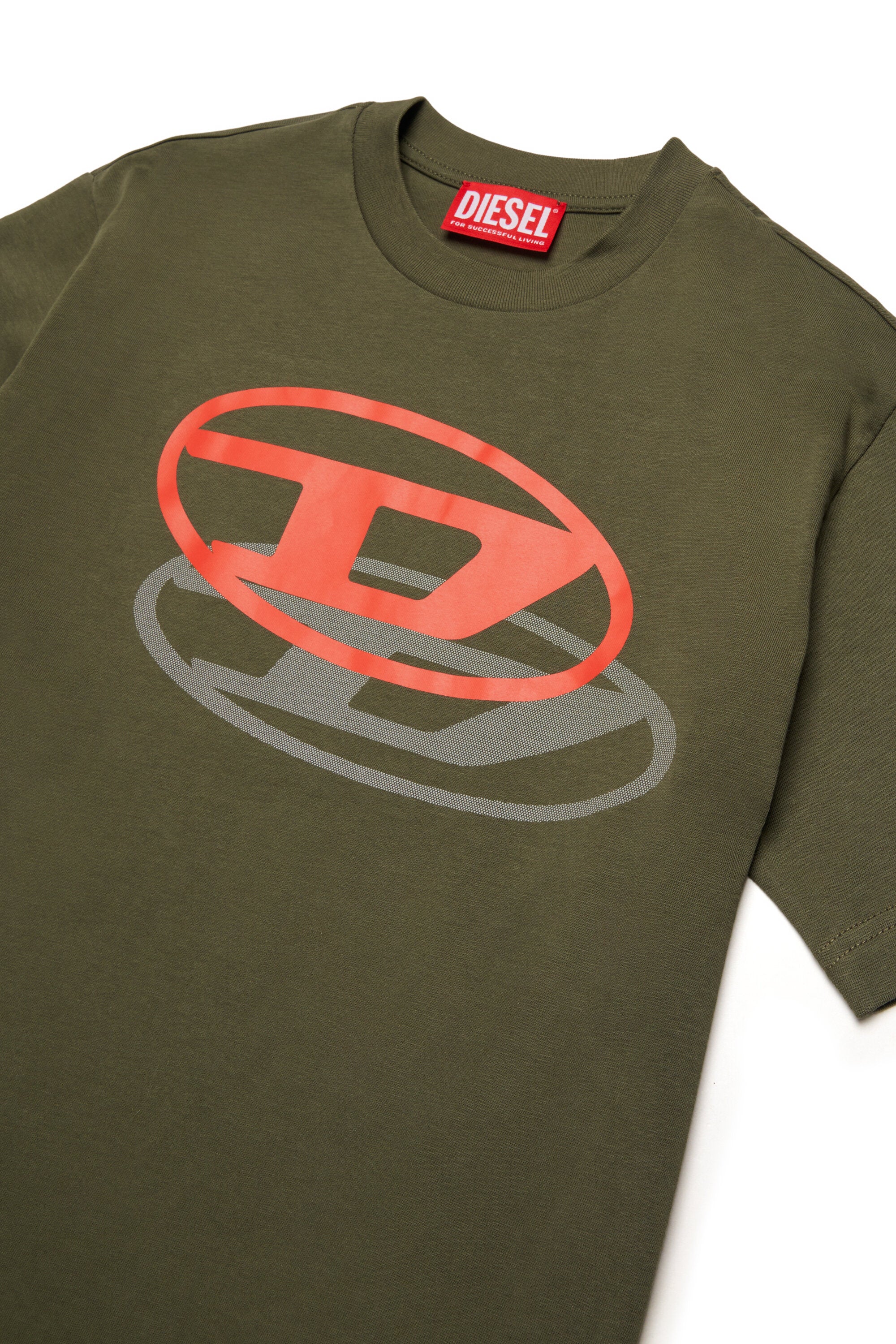 Camiseta con logo Oval D estampado