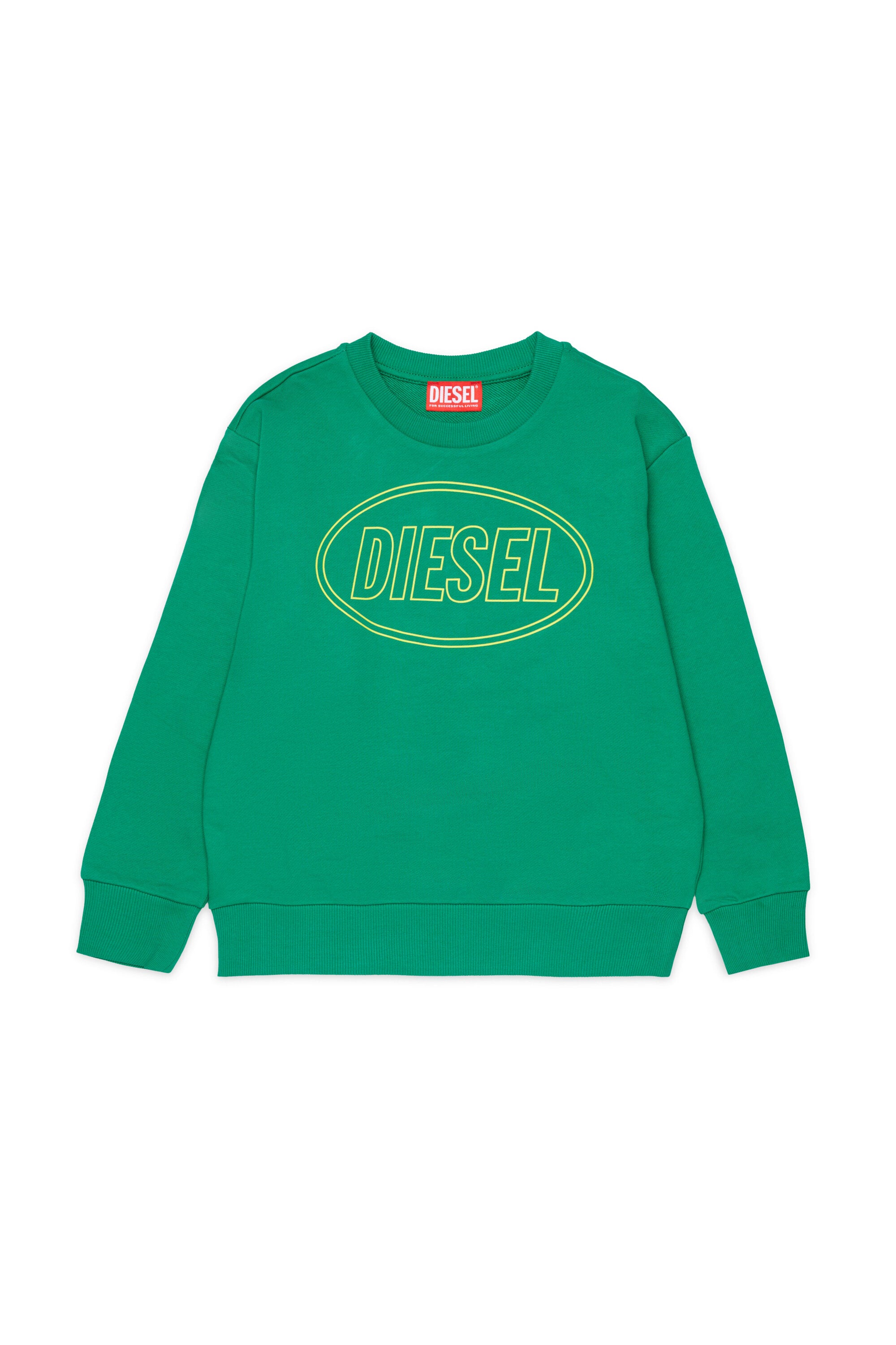 Crew neck sweatshirt with logo