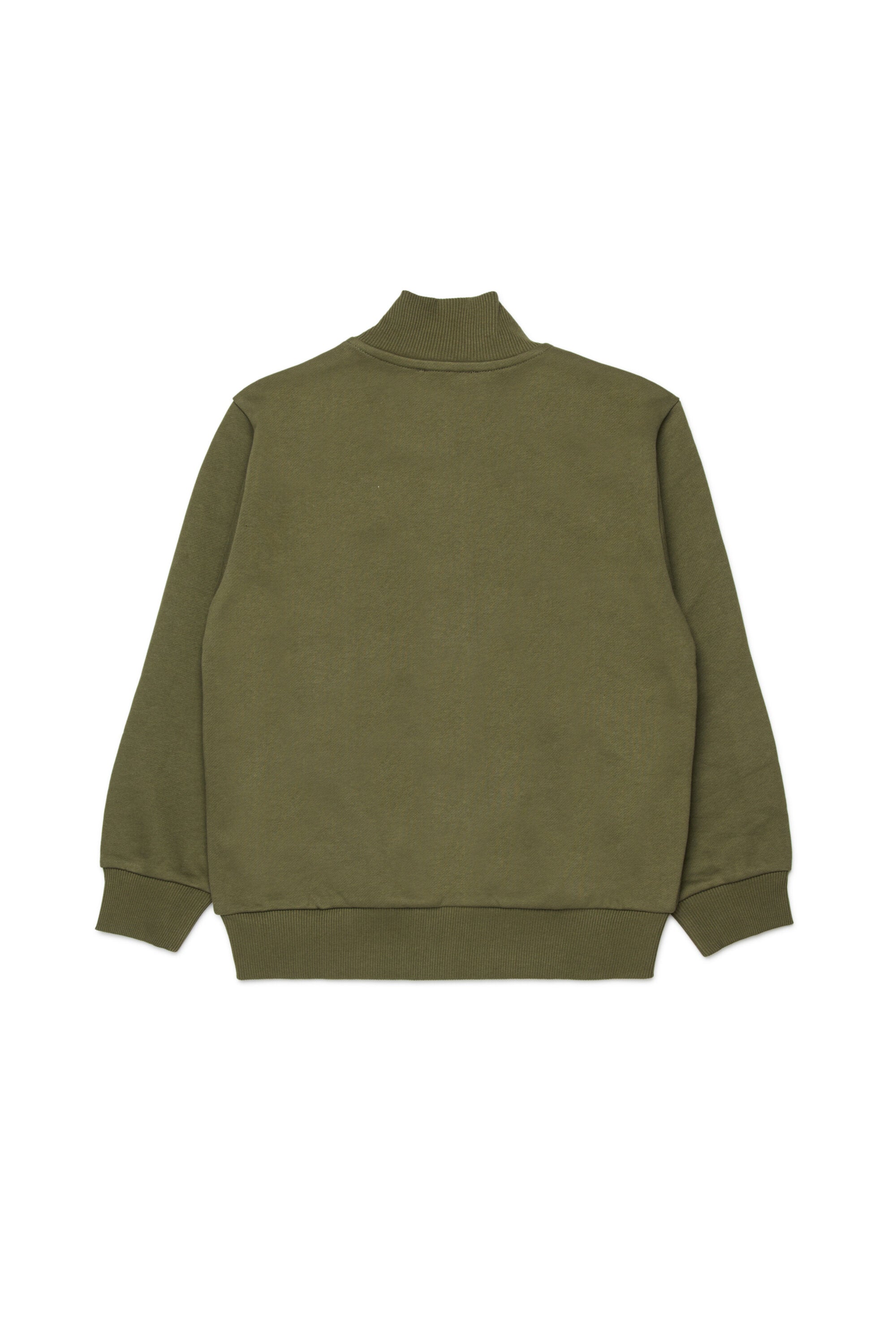 Sudadera con cremallera completa y logo