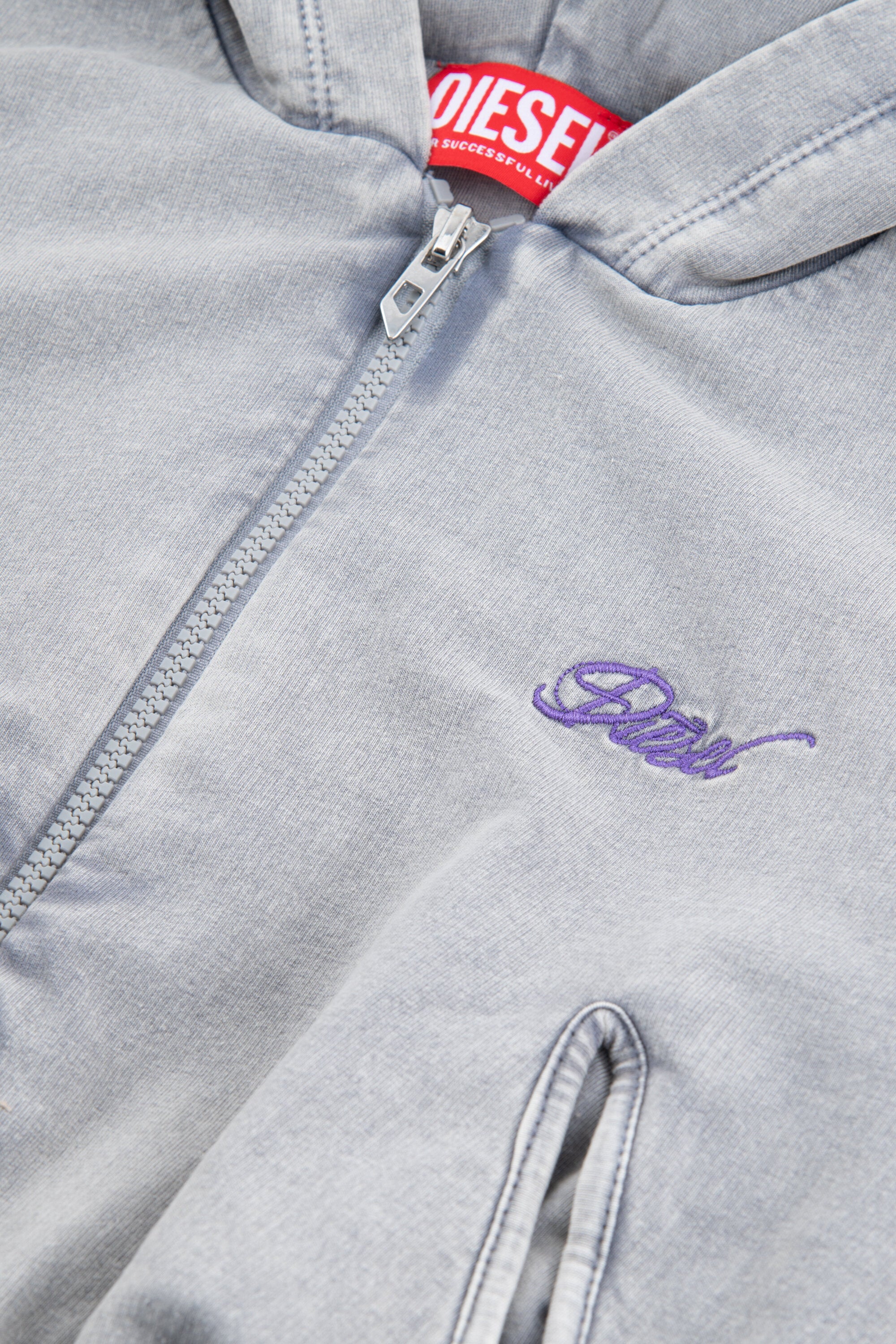 Full-zip sweatshirt with logo
