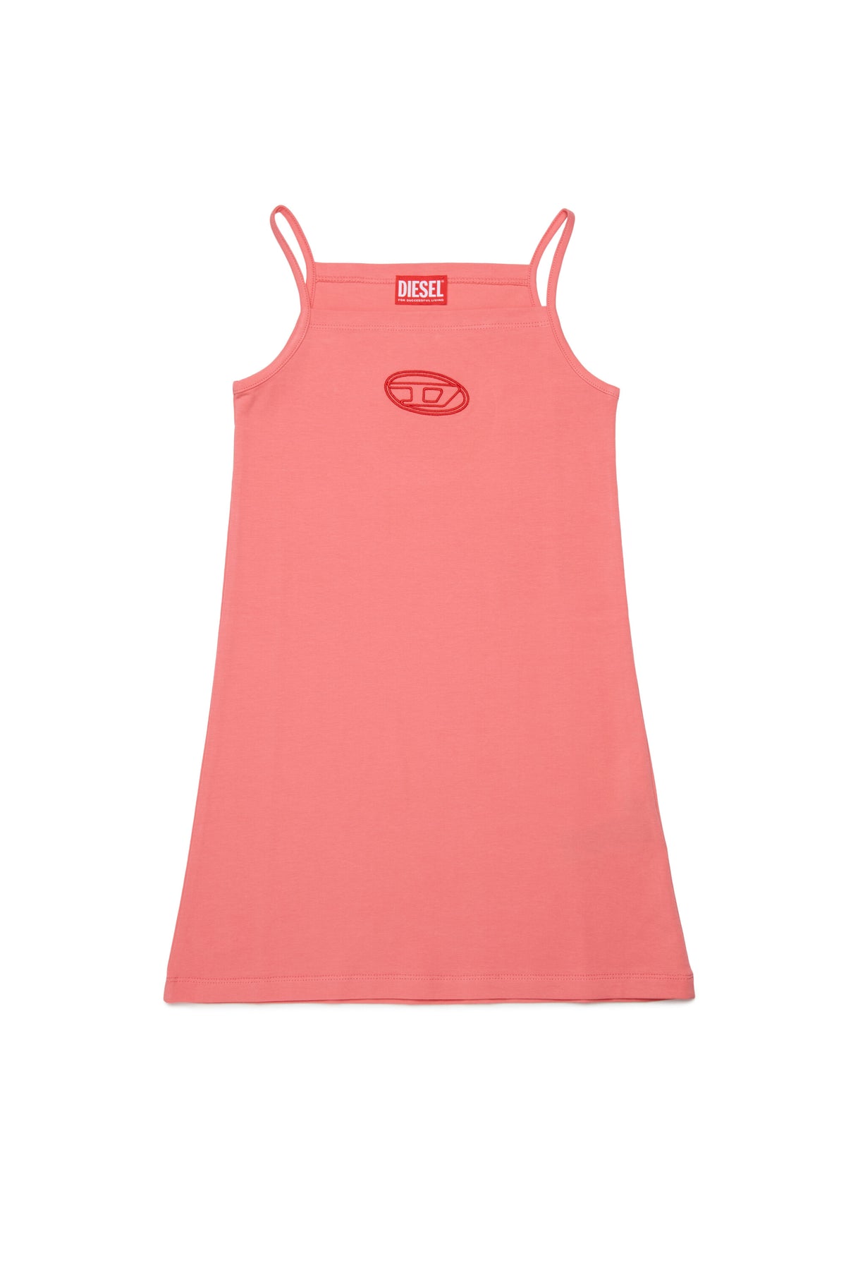 Short dress with Oval D logo