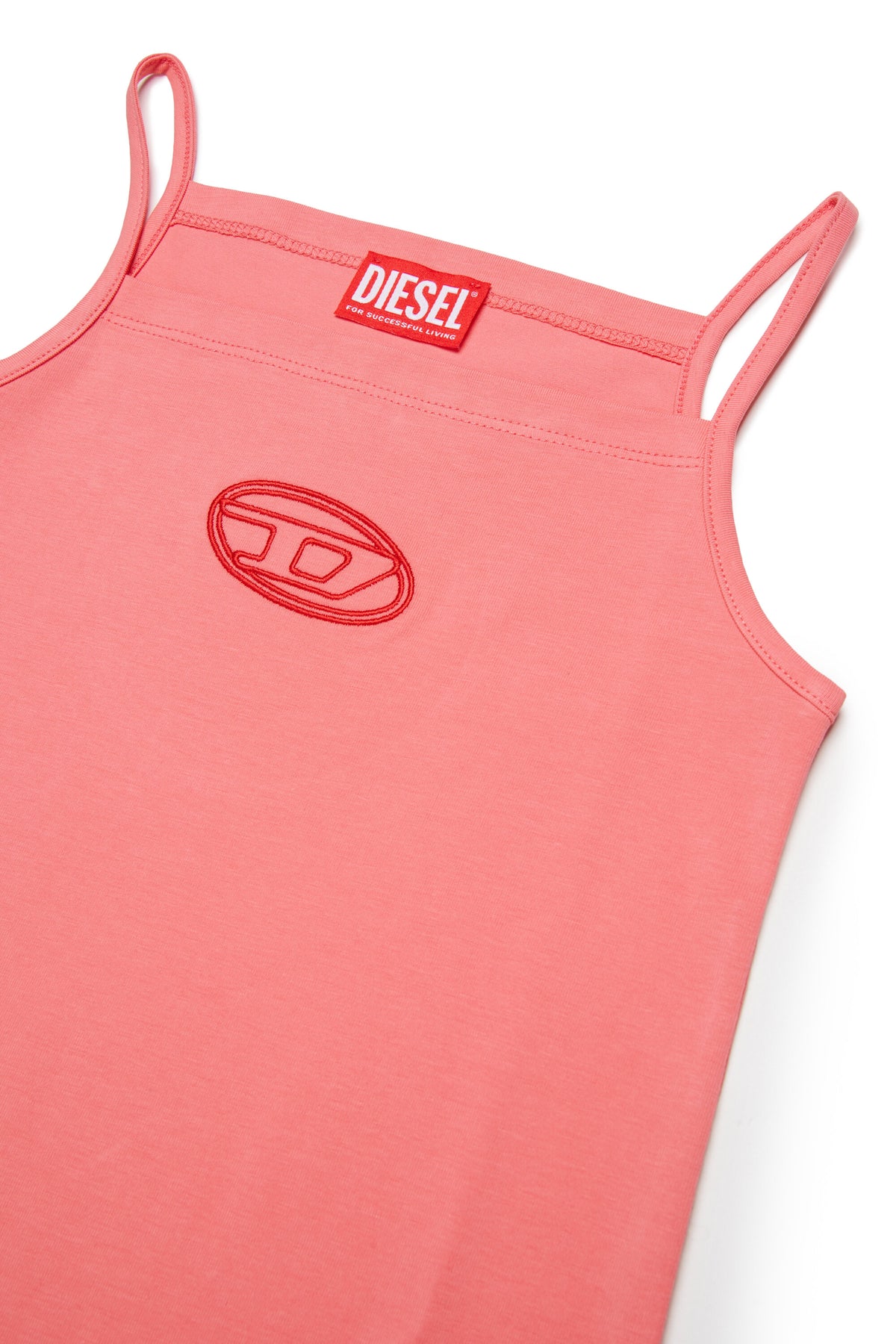 Short dress with Oval D logo