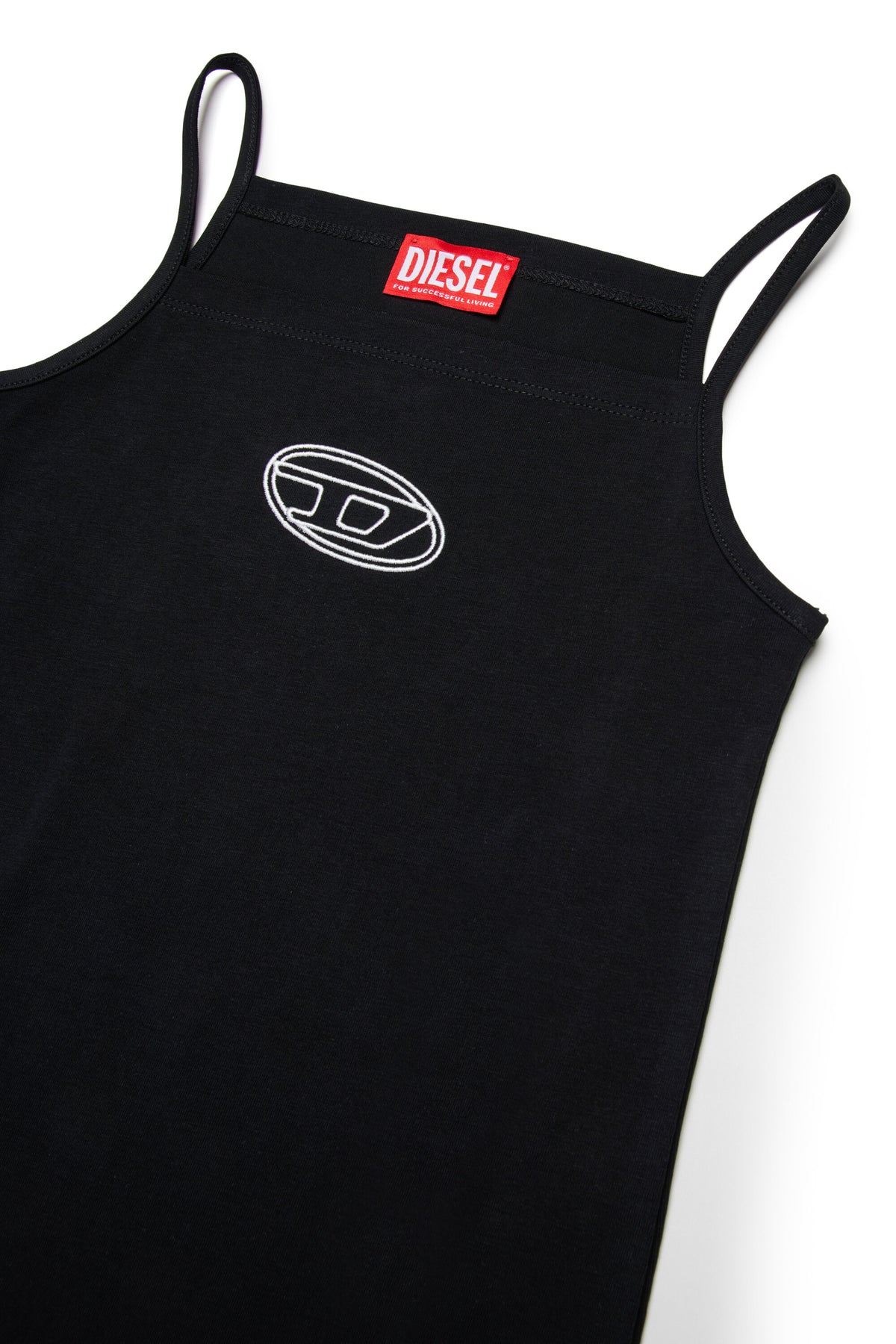 Short dress with Oval D logo