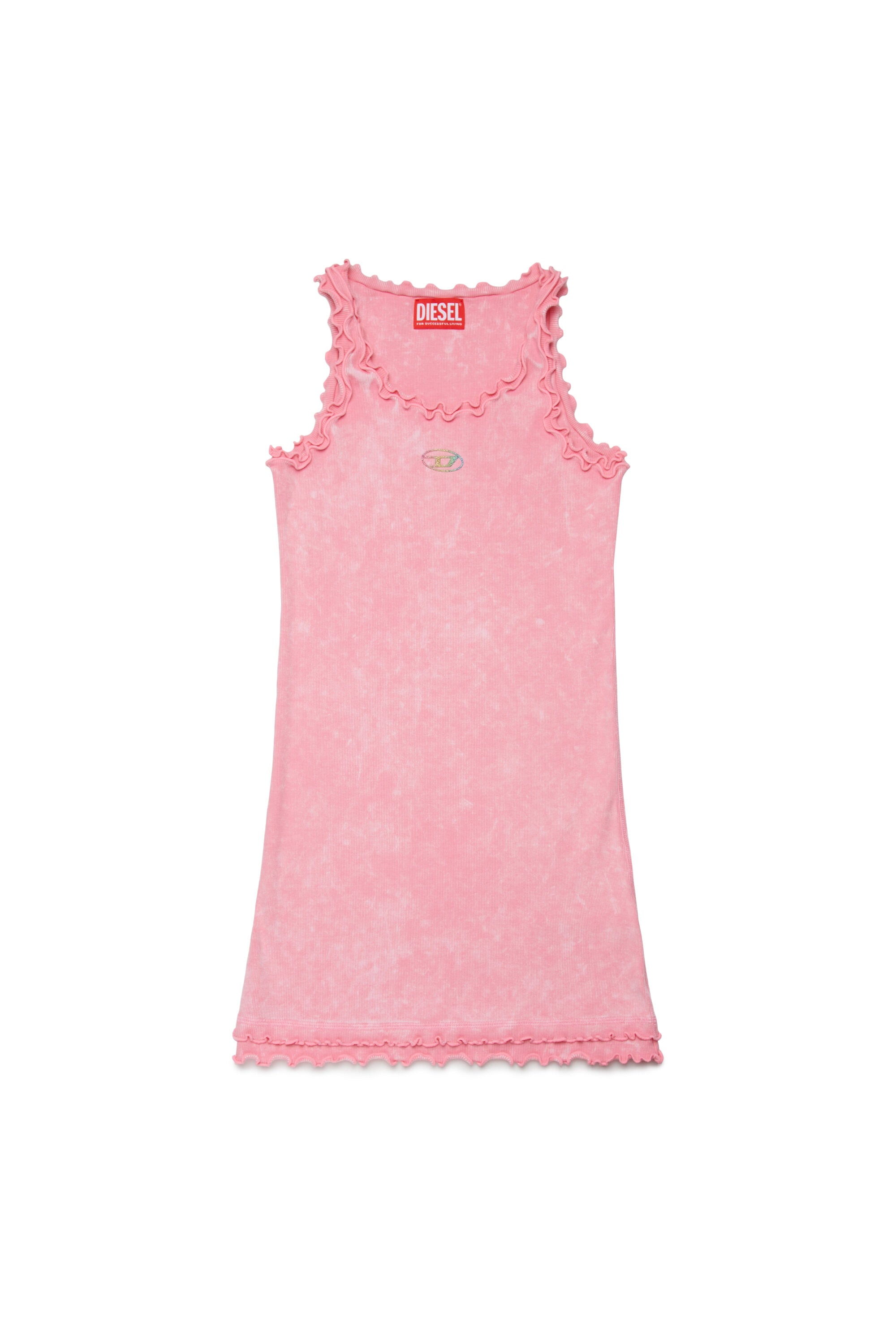 Vestido corto con logo
