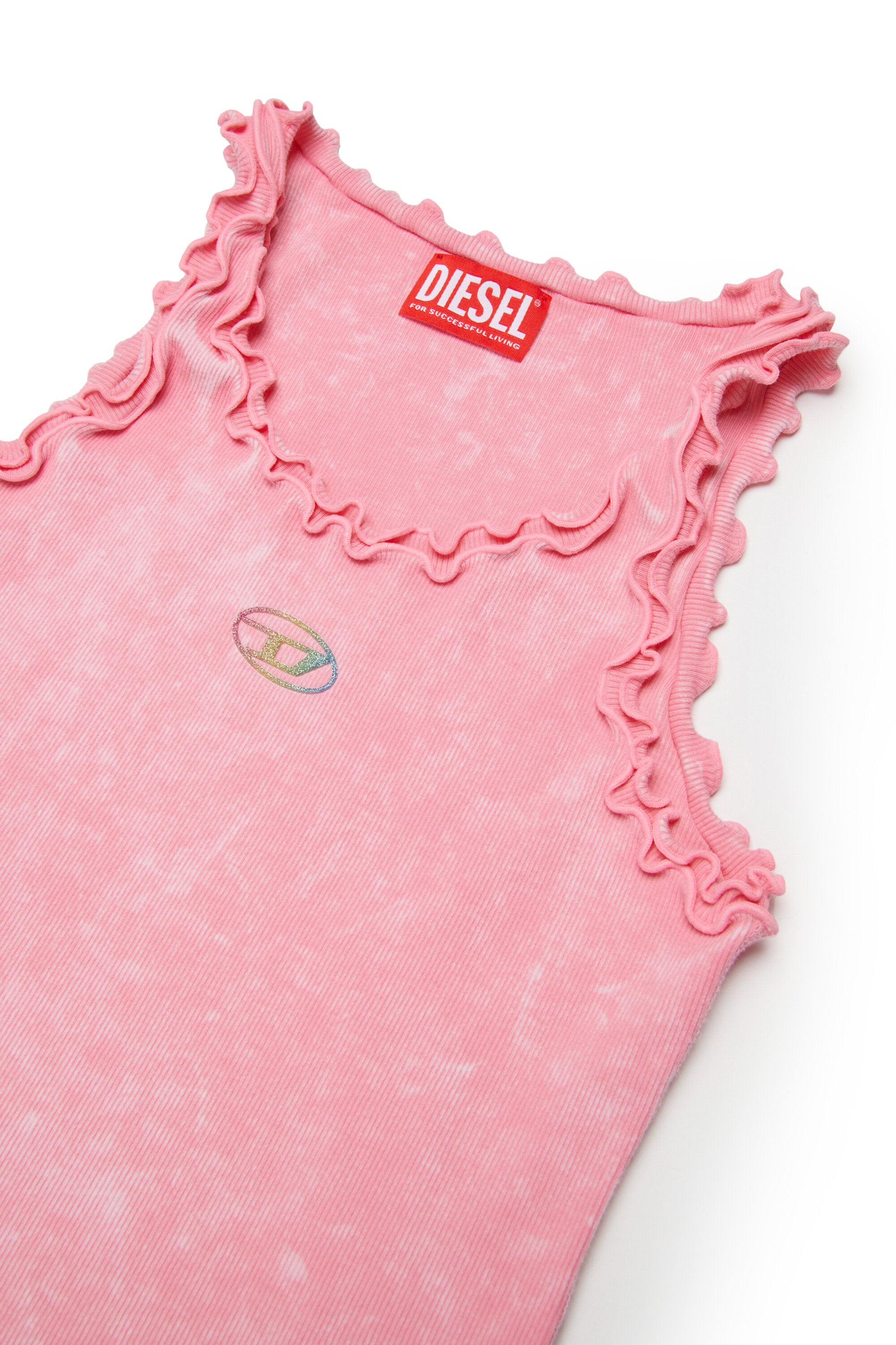 Vestido corto con logo
