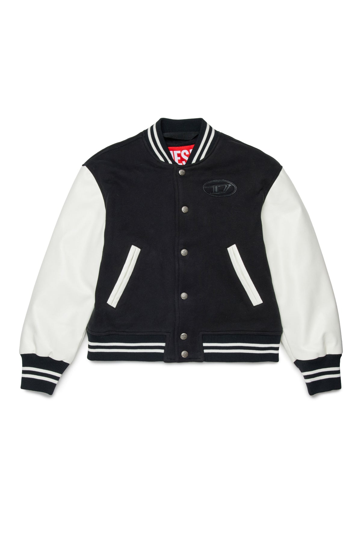Chaqueta bomber con logo estampado