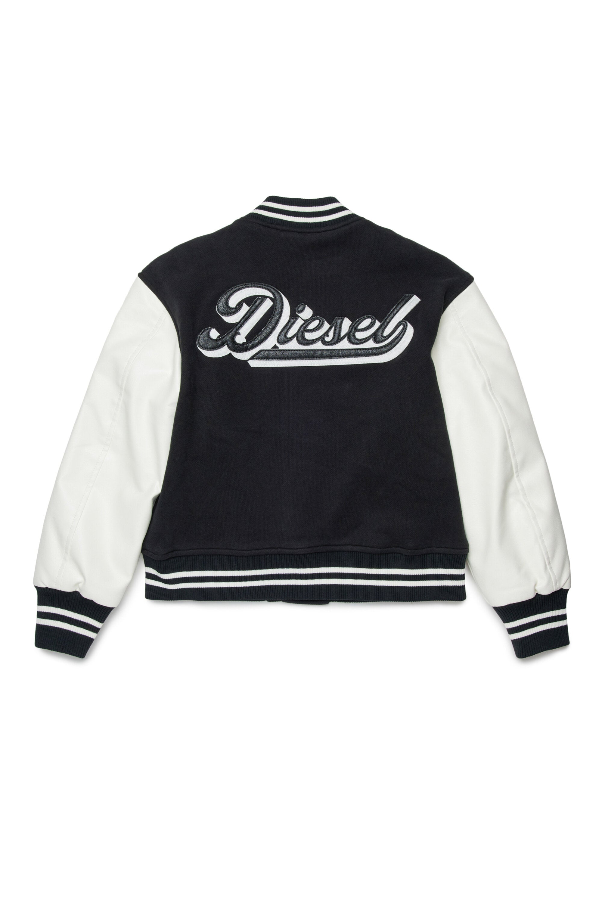 Bomber jacket with printed logo