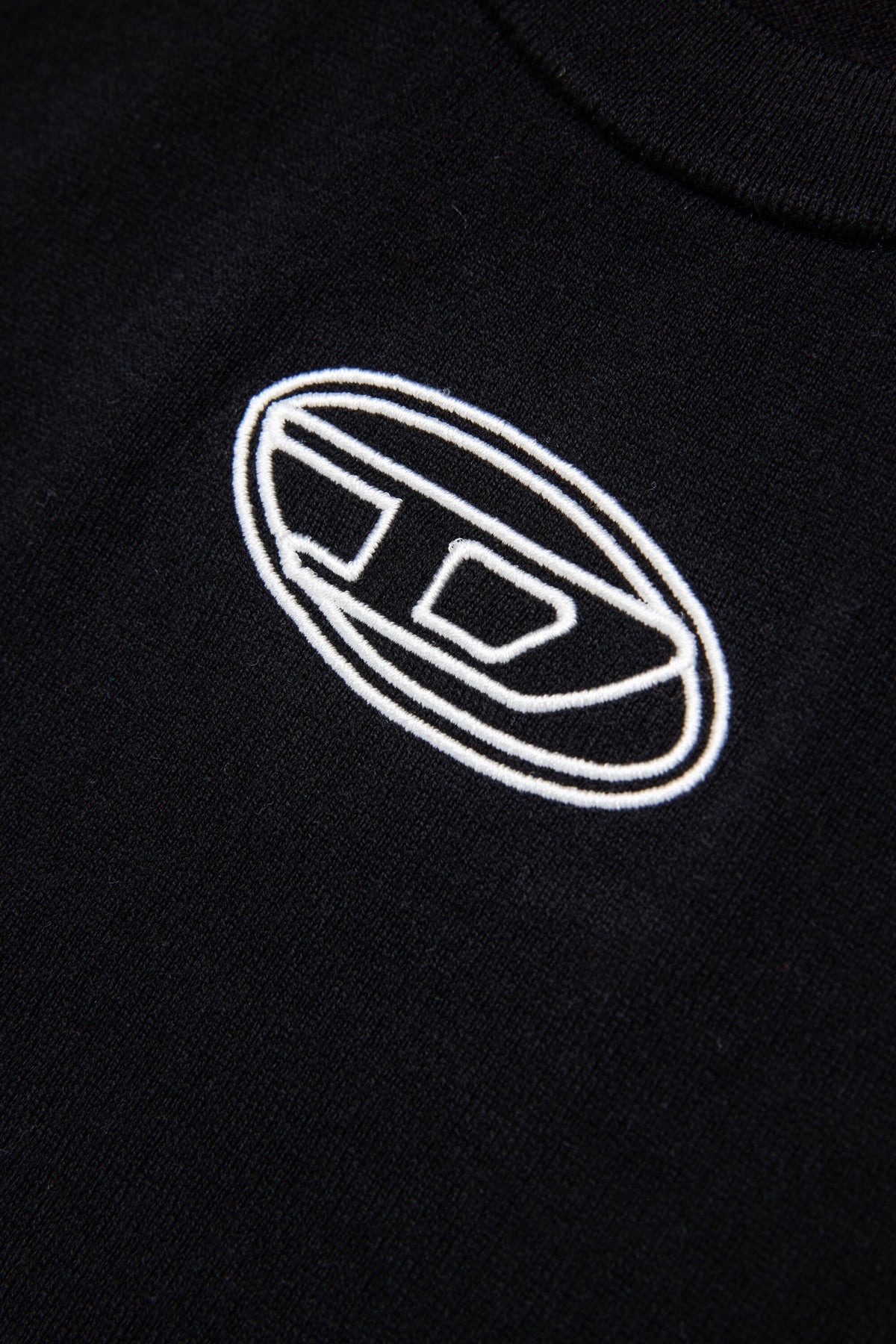 Jersey de cuello redondo con logo Oval D
