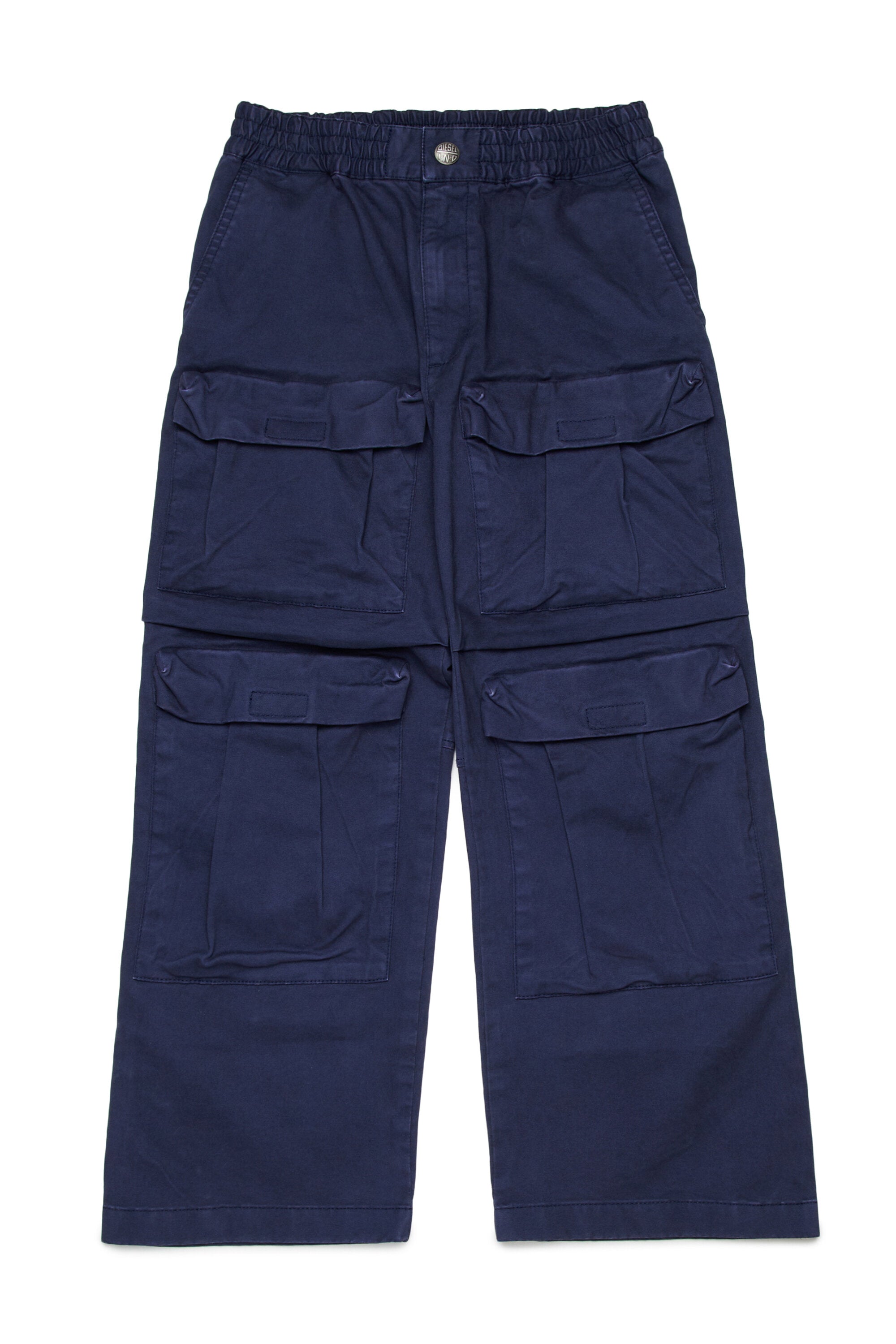 Pantalones cargo con bolsillos aplicados
