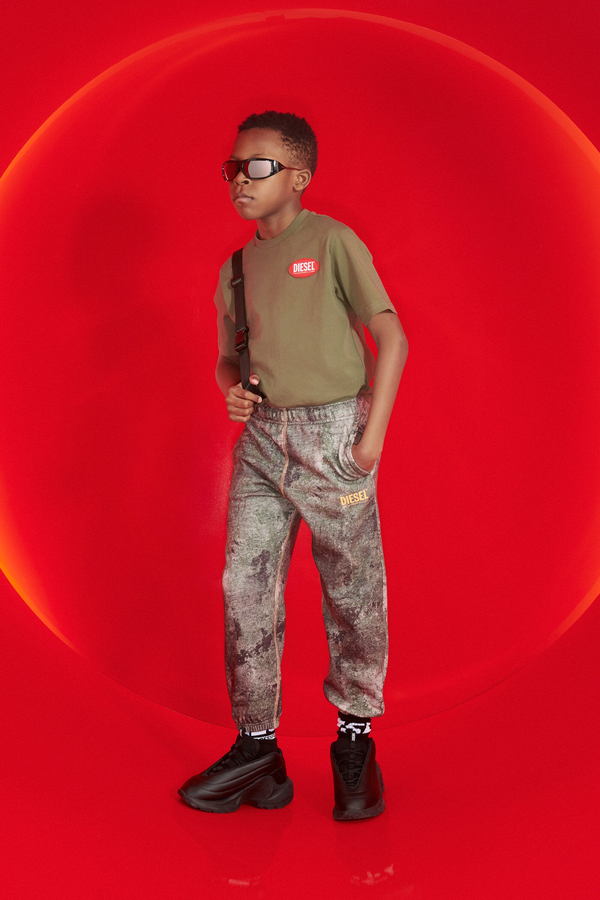 Pantalones de felpa con logo