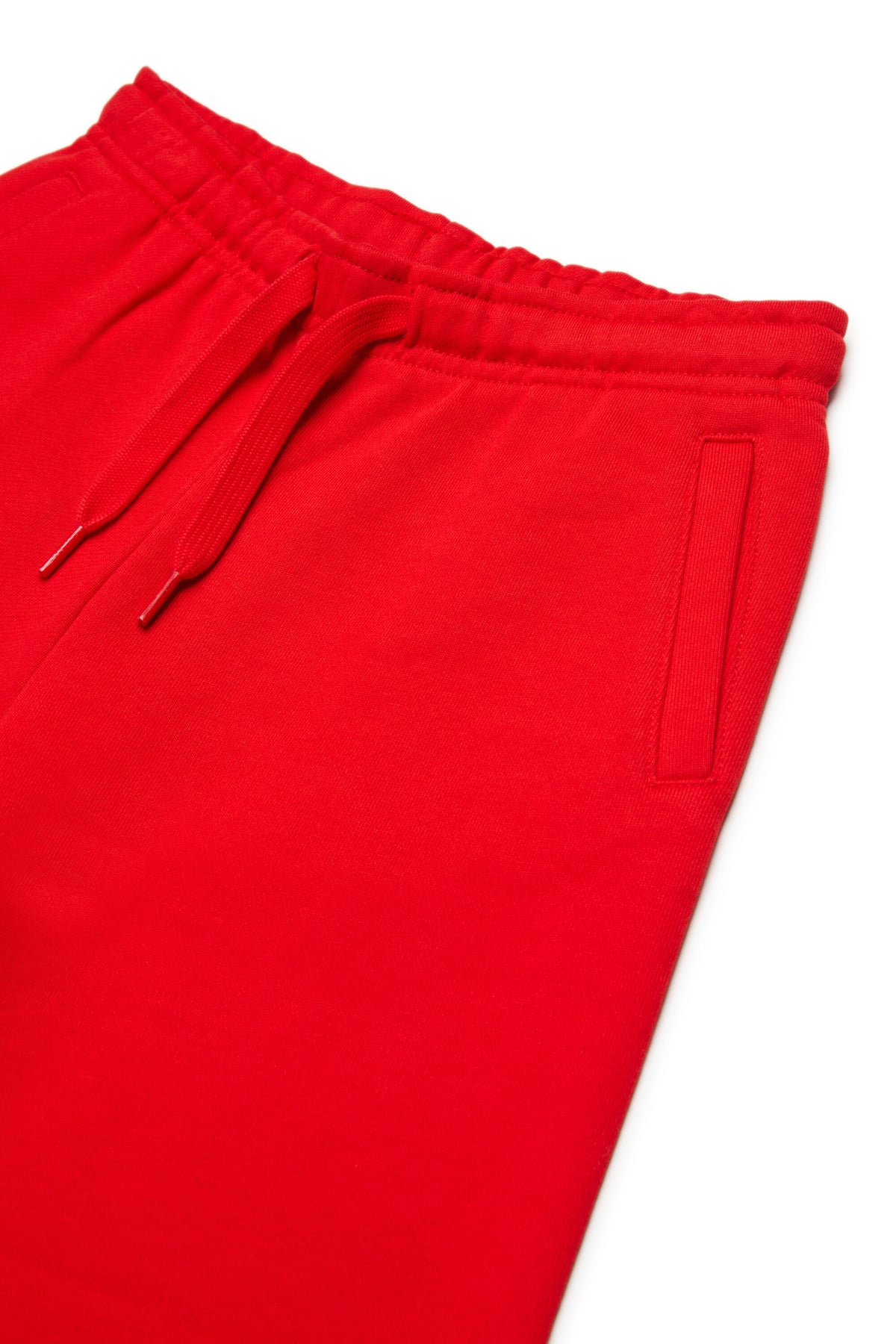 Fleece shorts with logo