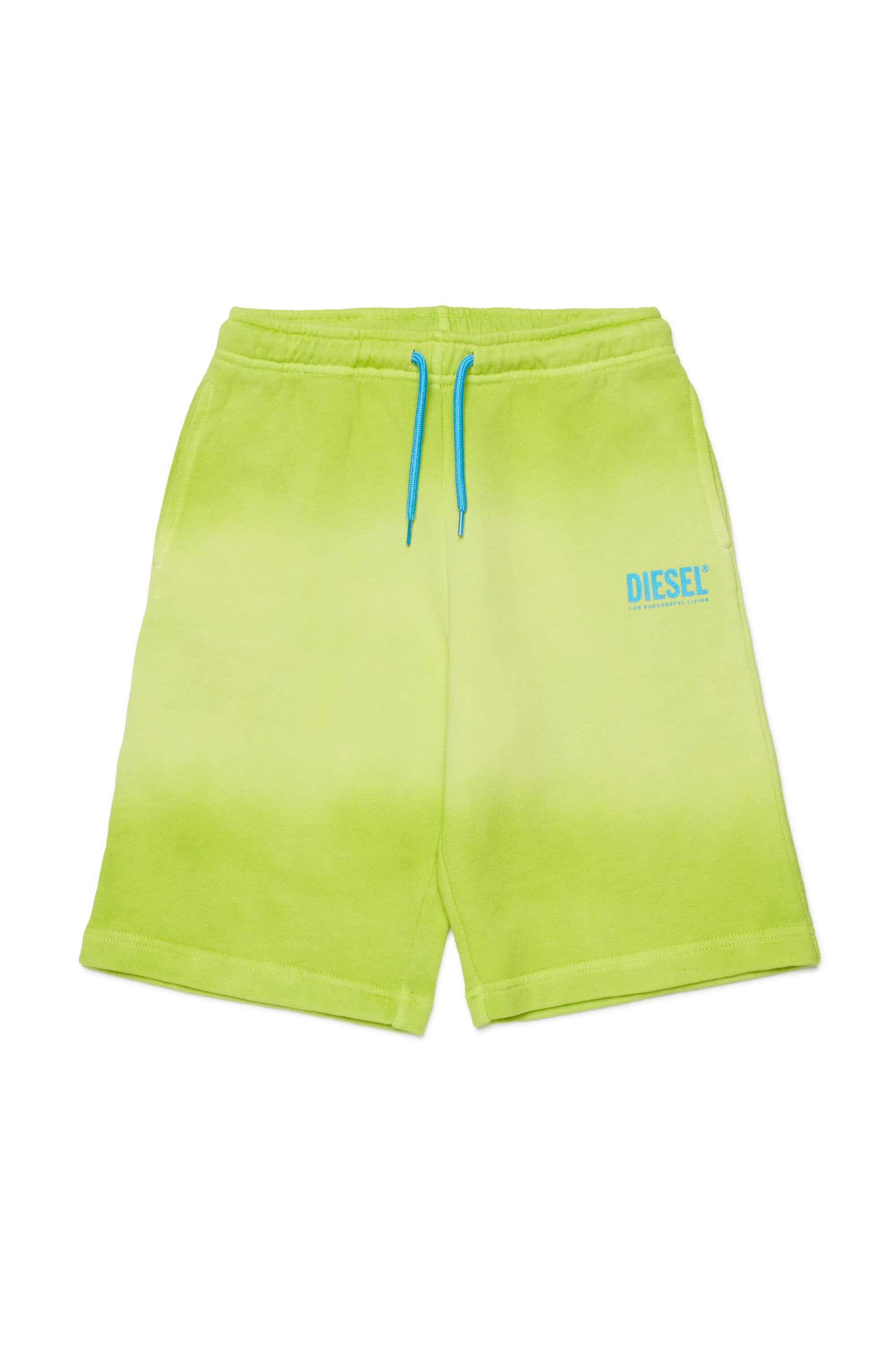 Fleece shorts with logo