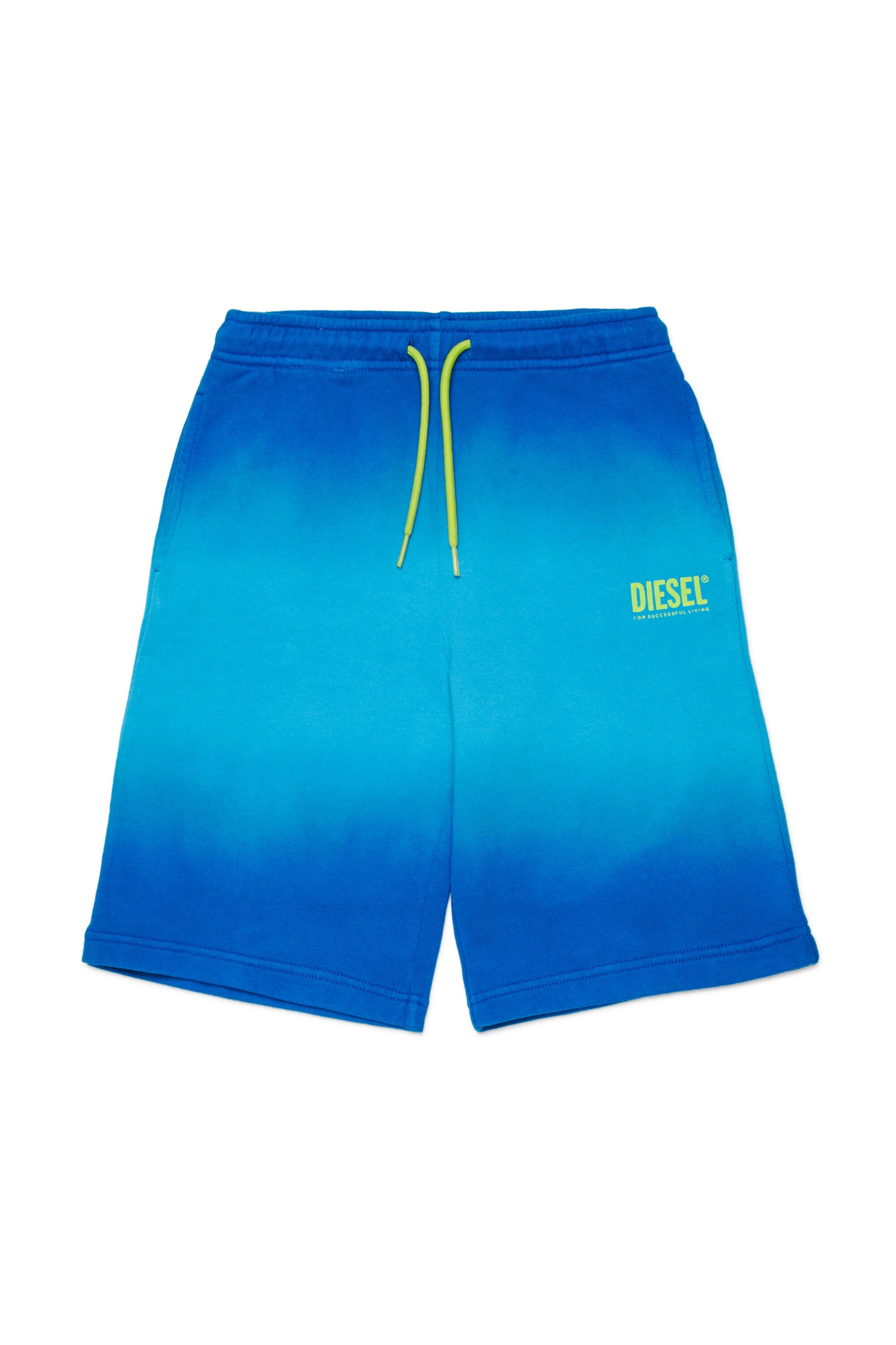 Fleece shorts with logo