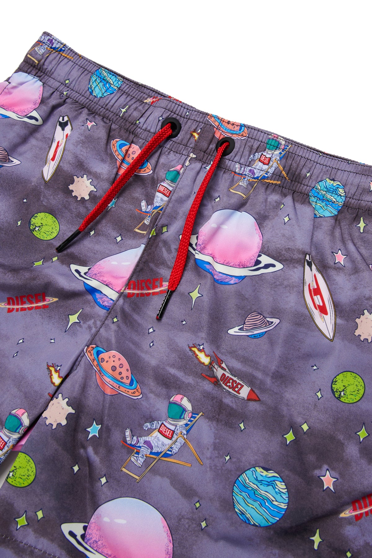 Boxer swimsuit with all-over prints