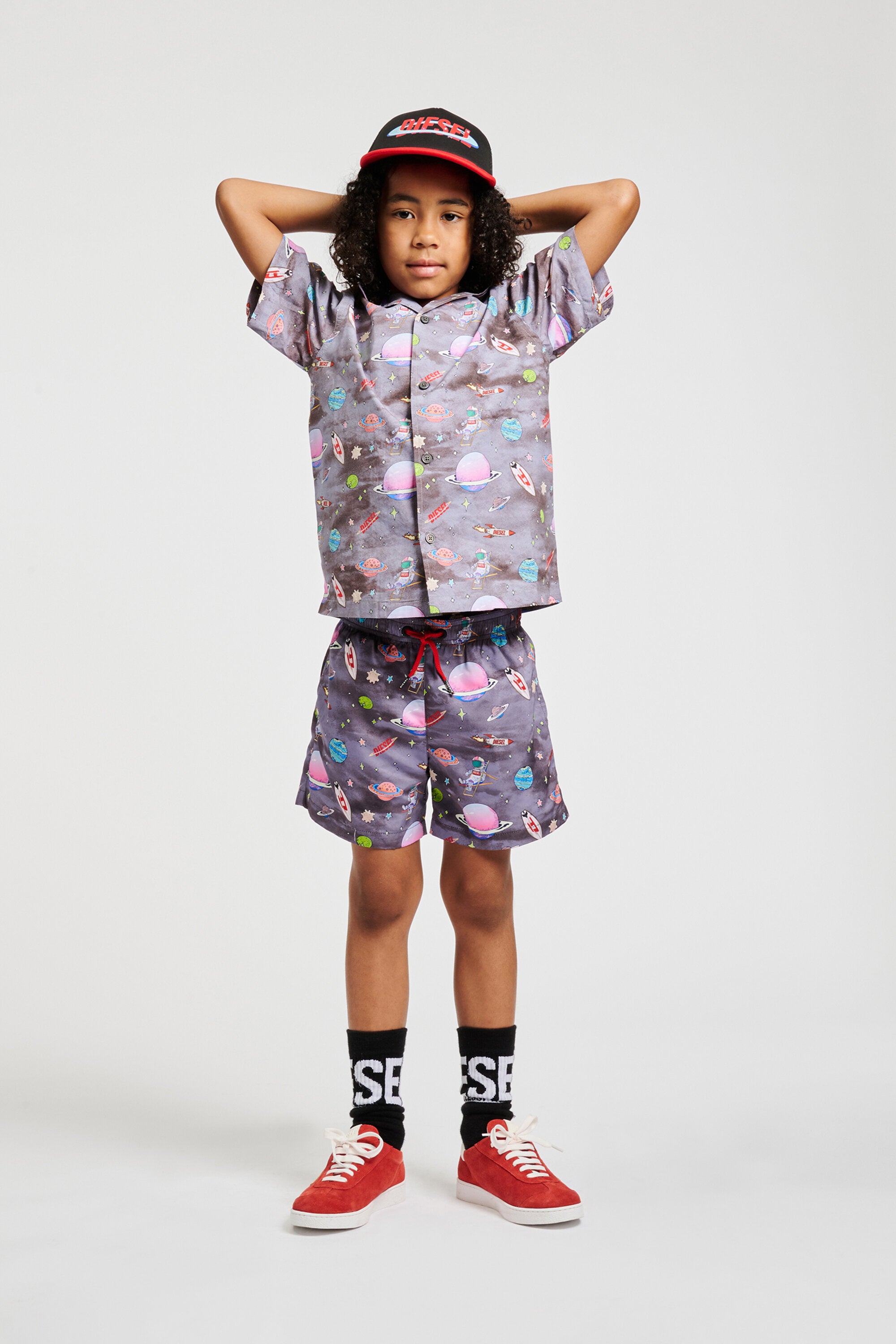 Bañador tipo bóxer con estampados allover