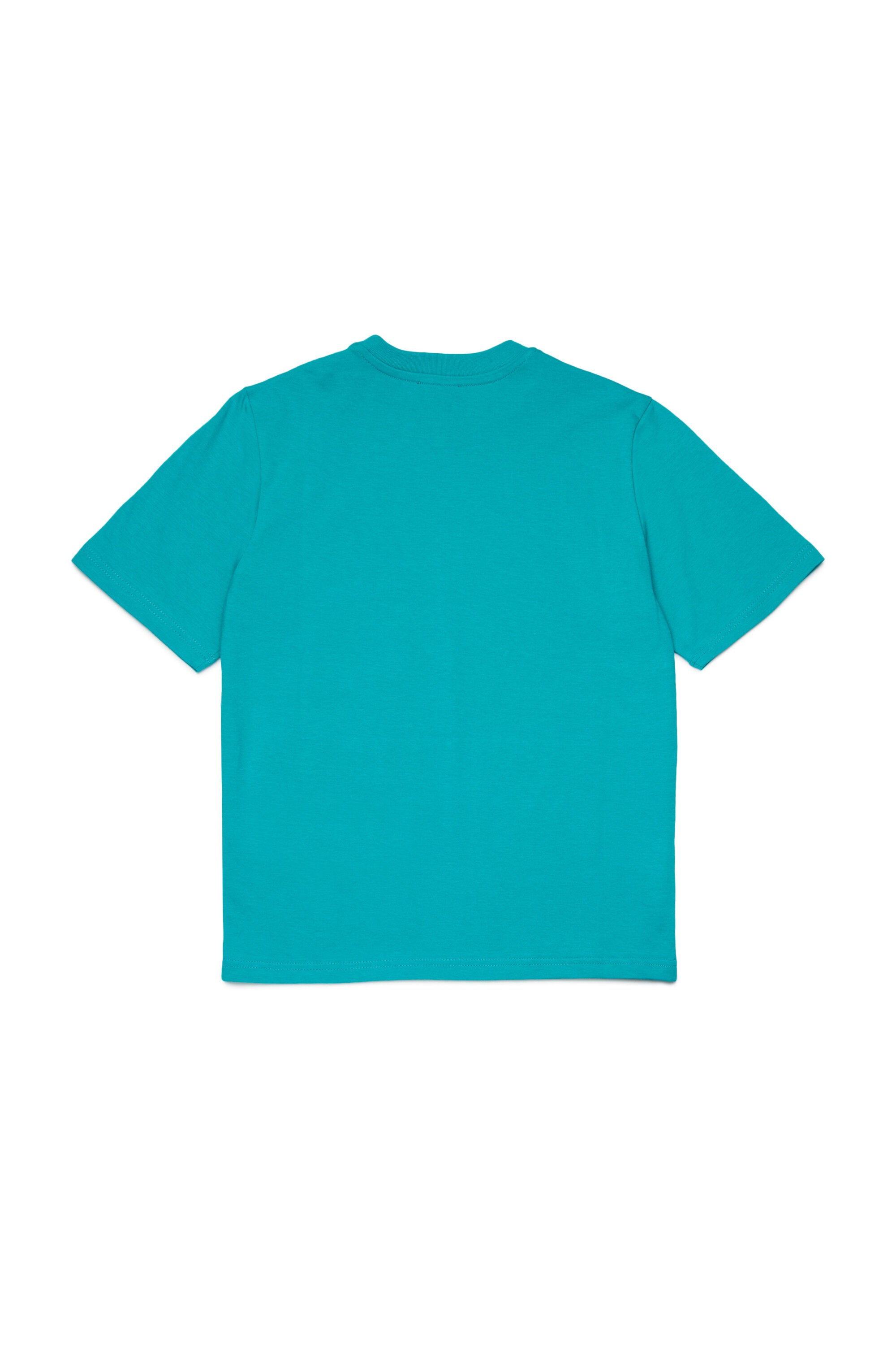 Camiseta con logotipo vertical