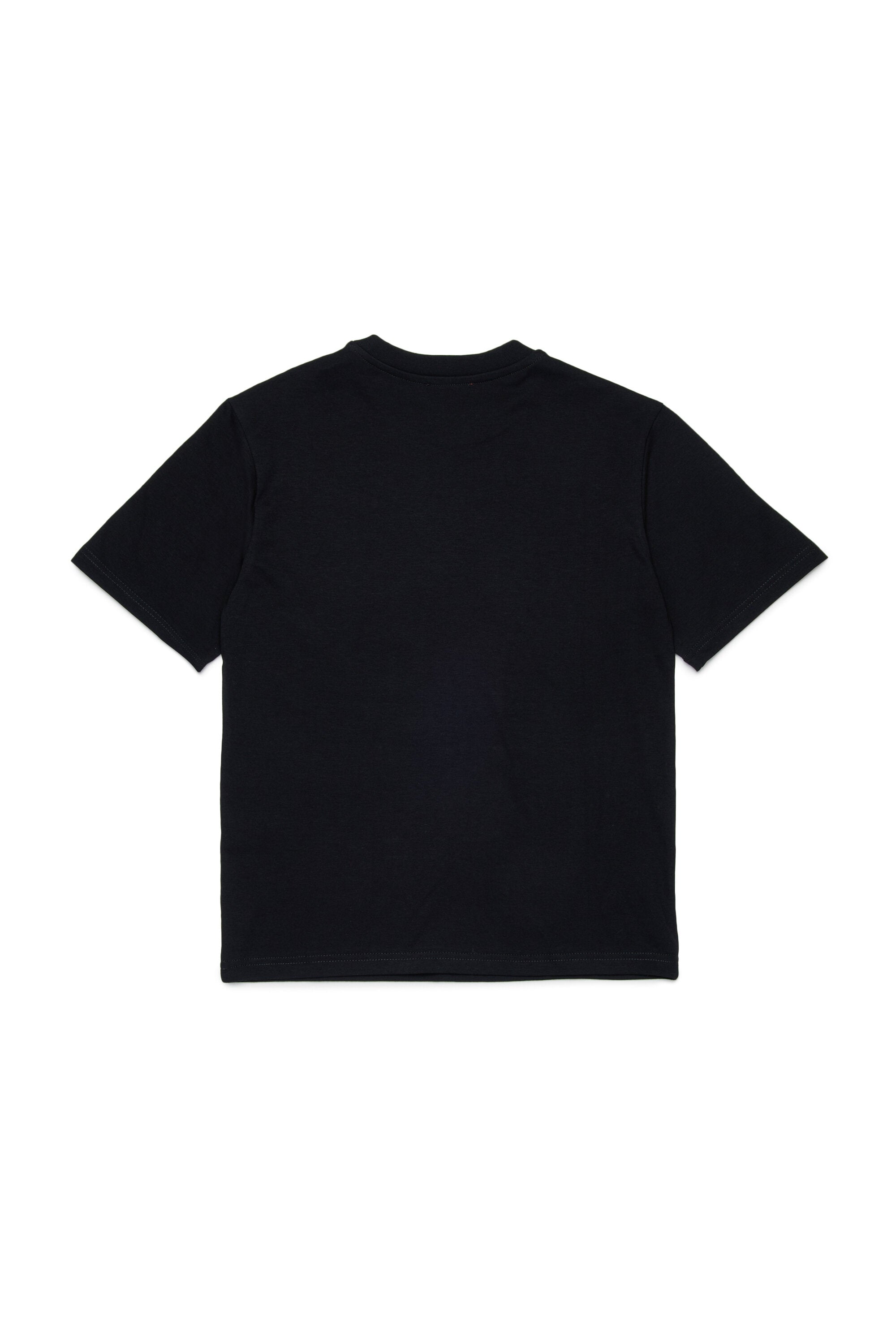 Camiseta con logotipo vertical