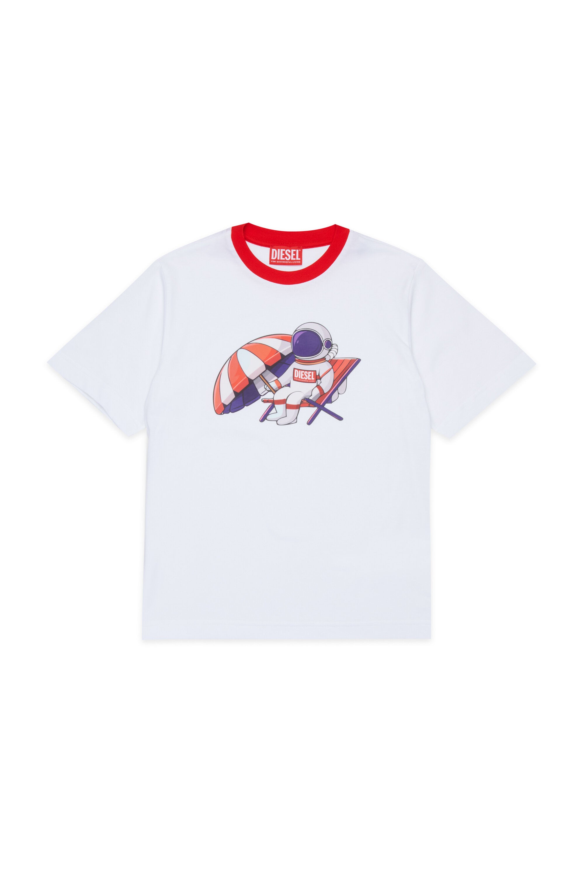 Camiseta con logo y estampado de astronauta