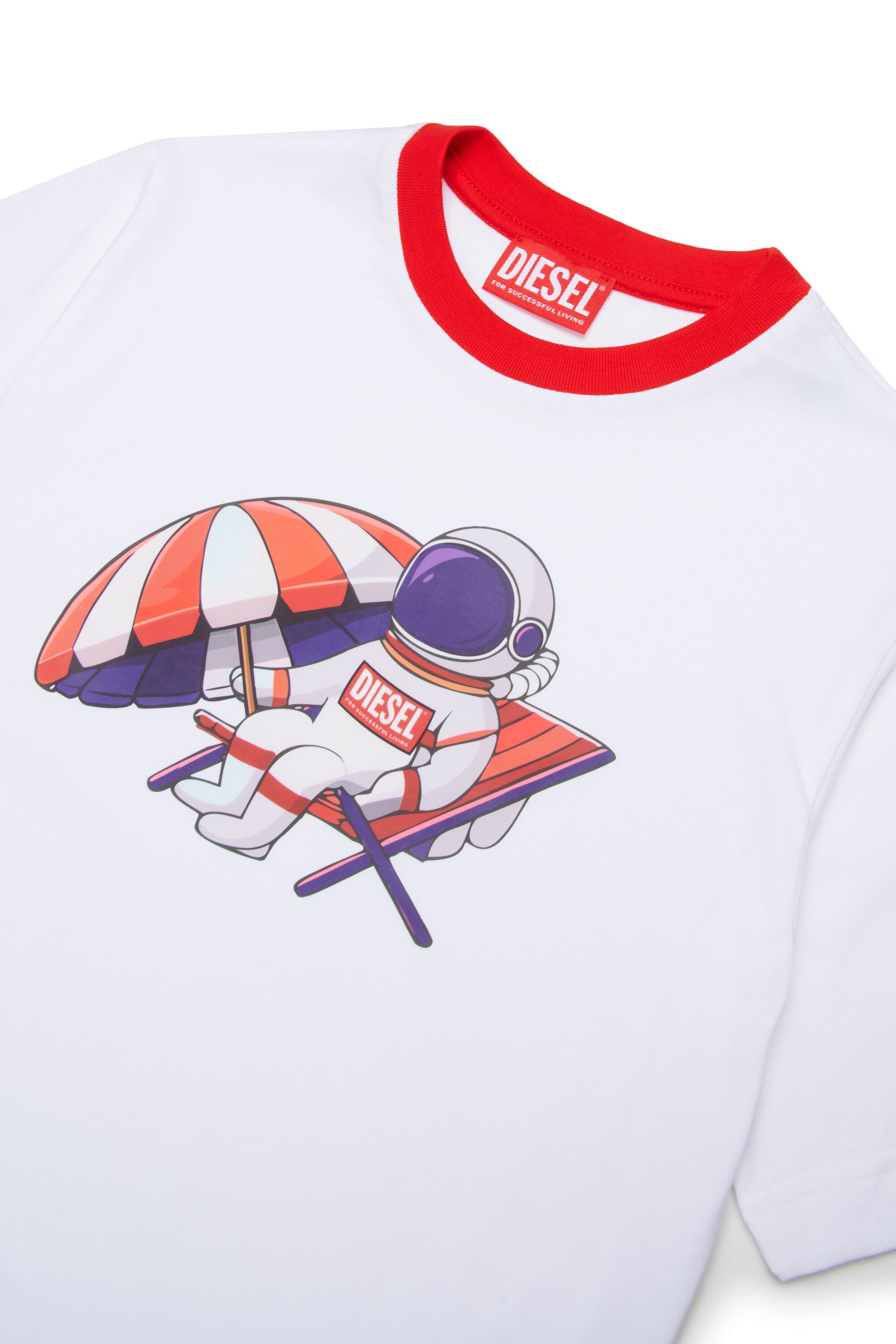 Camiseta con logo y estampado de astronauta