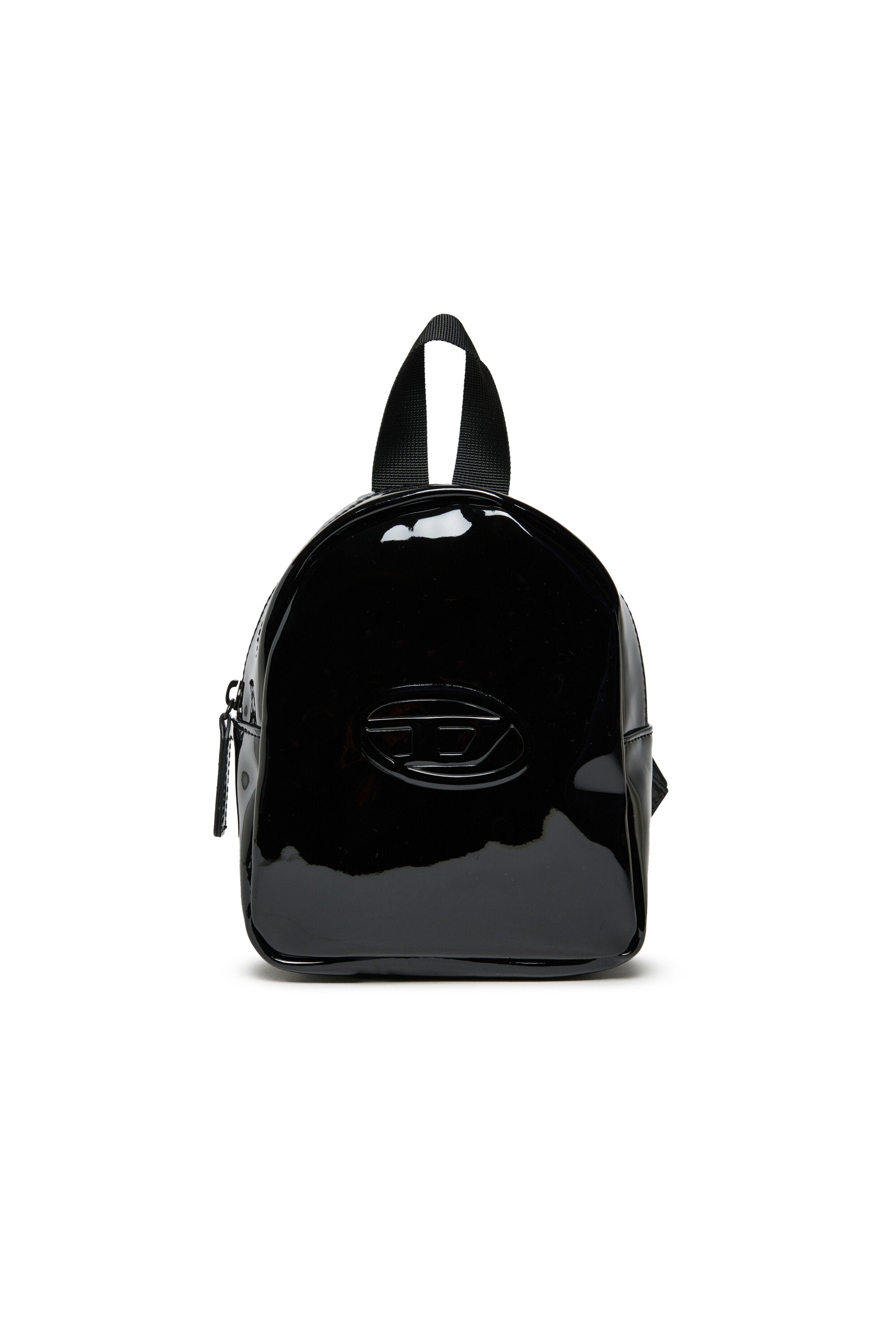 Mochila compacta con logotipo en relieve