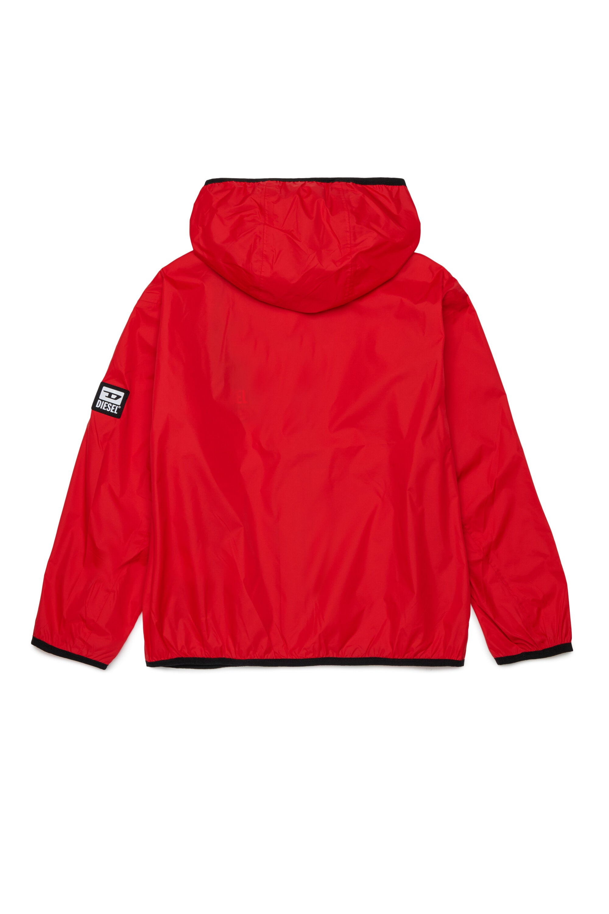 Chaqueta cortavientos con logo estampado