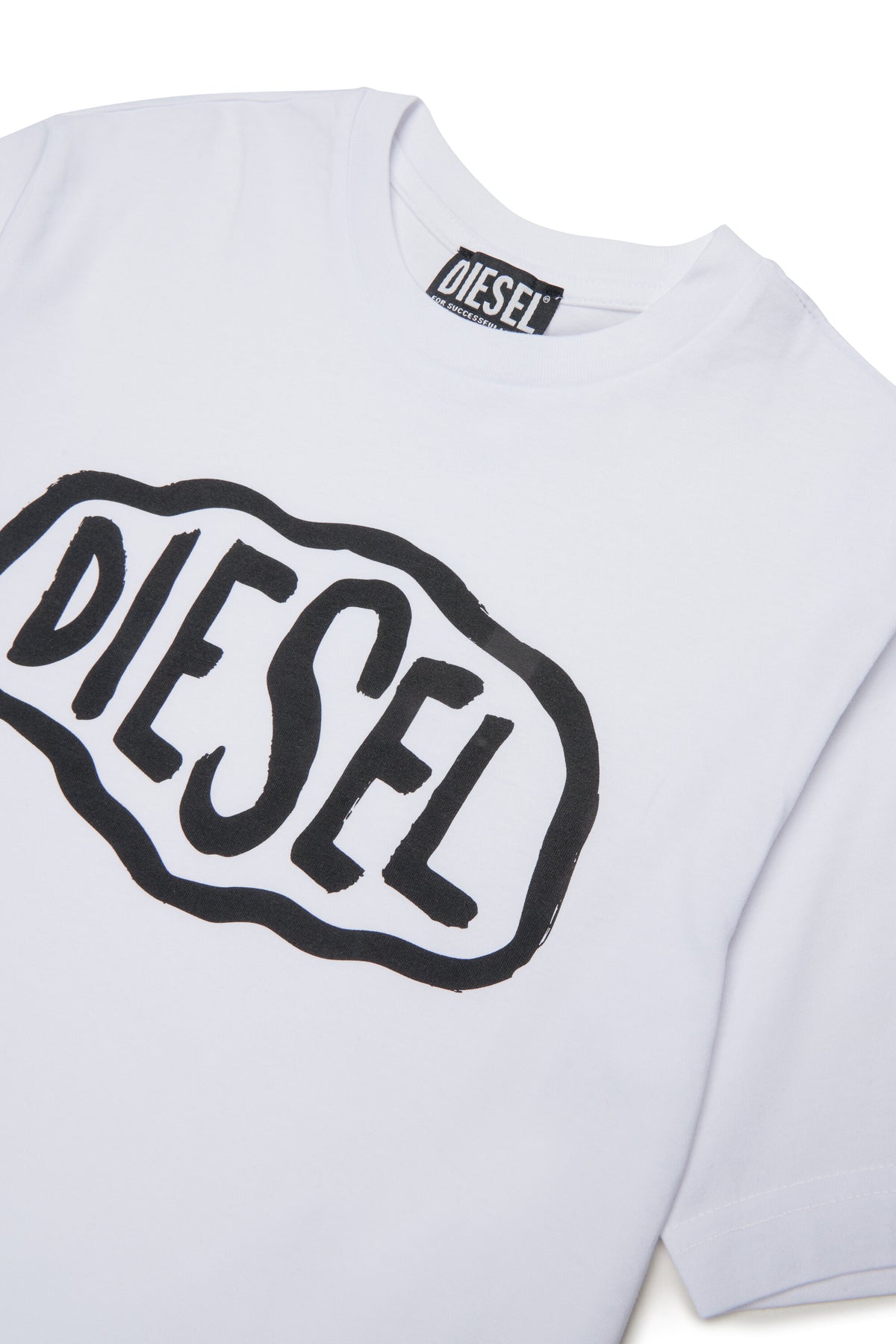 Camiseta de cuello redondo con logo