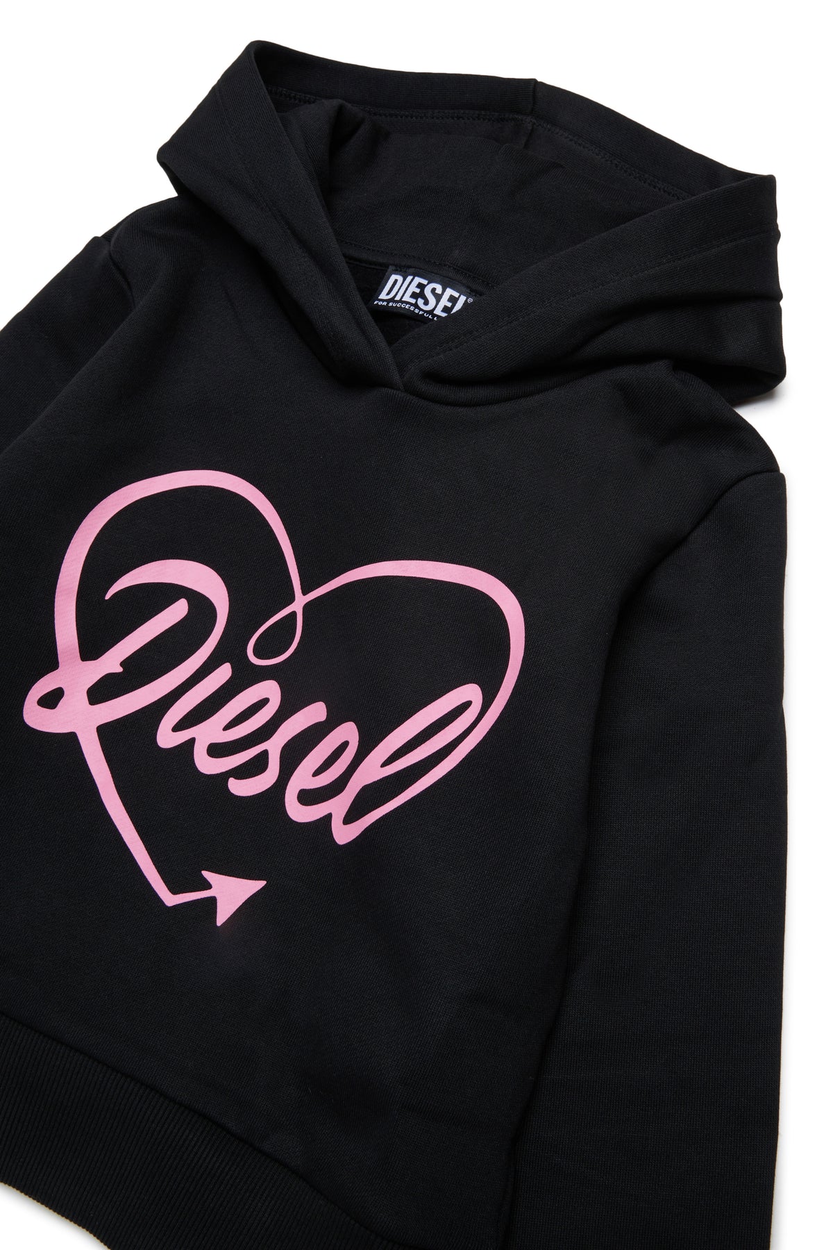 Sudadera con capucha y logo de corazón
