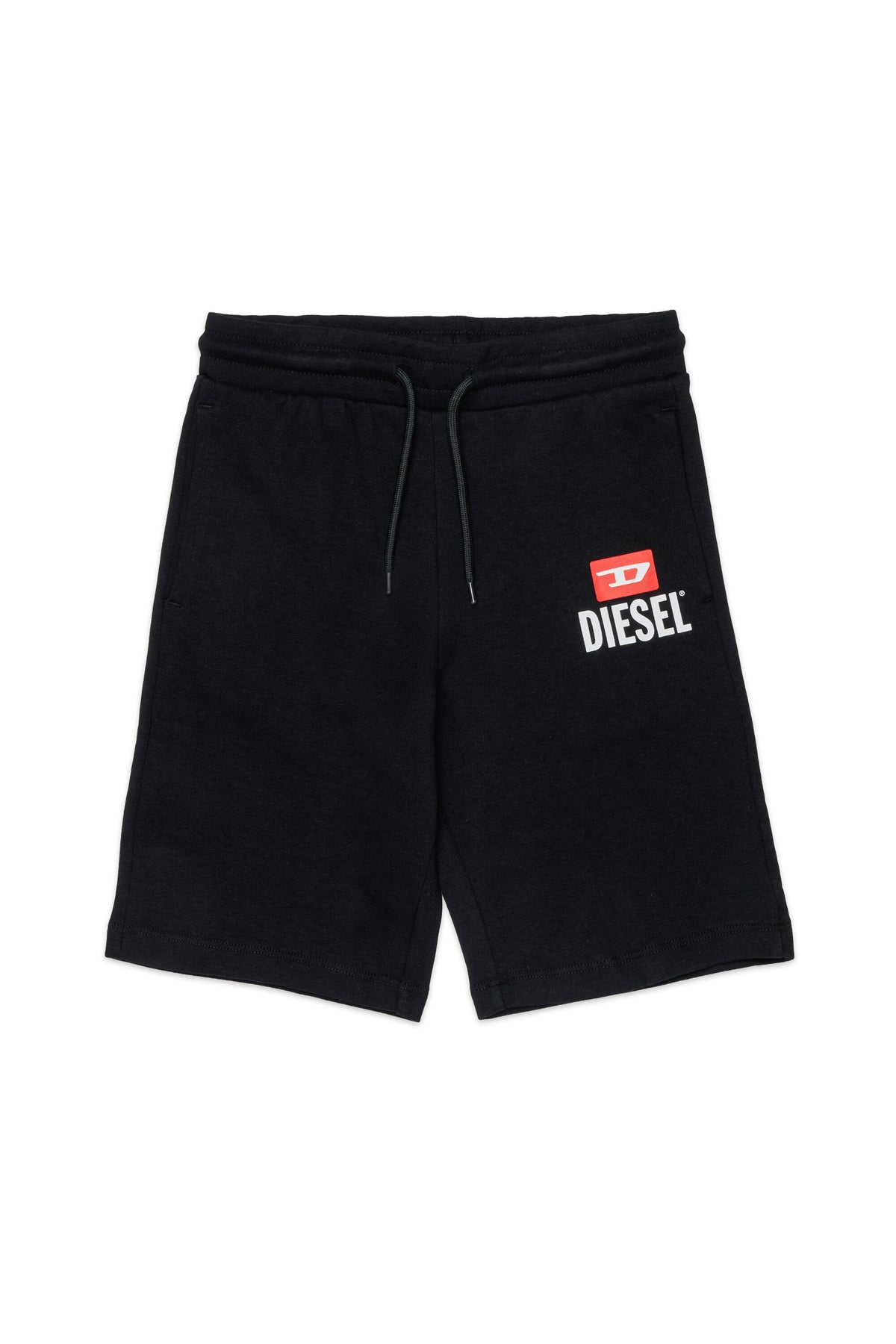Fleece shorts with logo