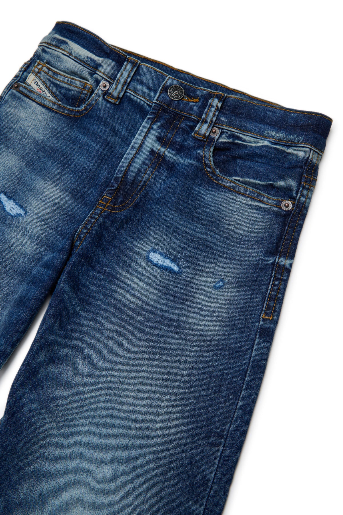 Jeans relaxed fit azul medio