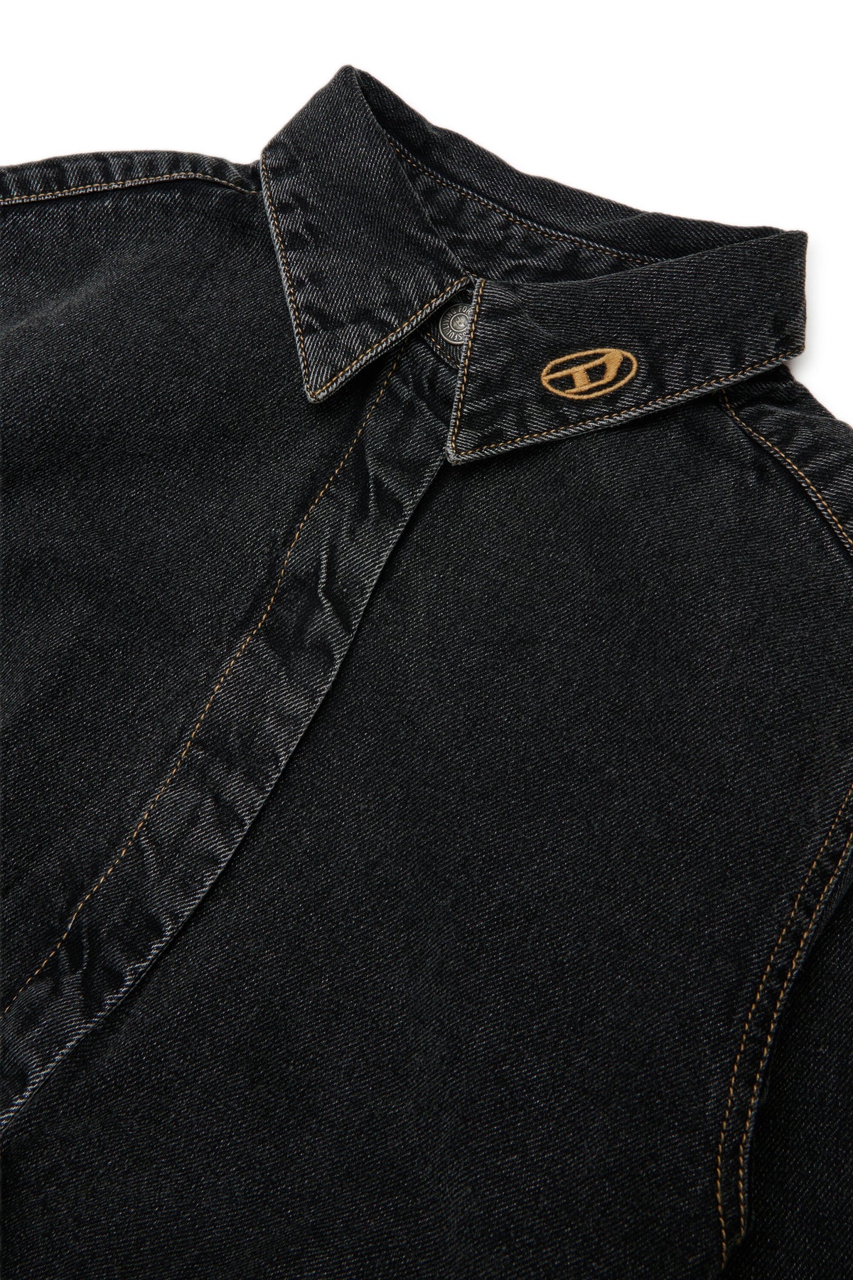 Vestido vaquero con logo