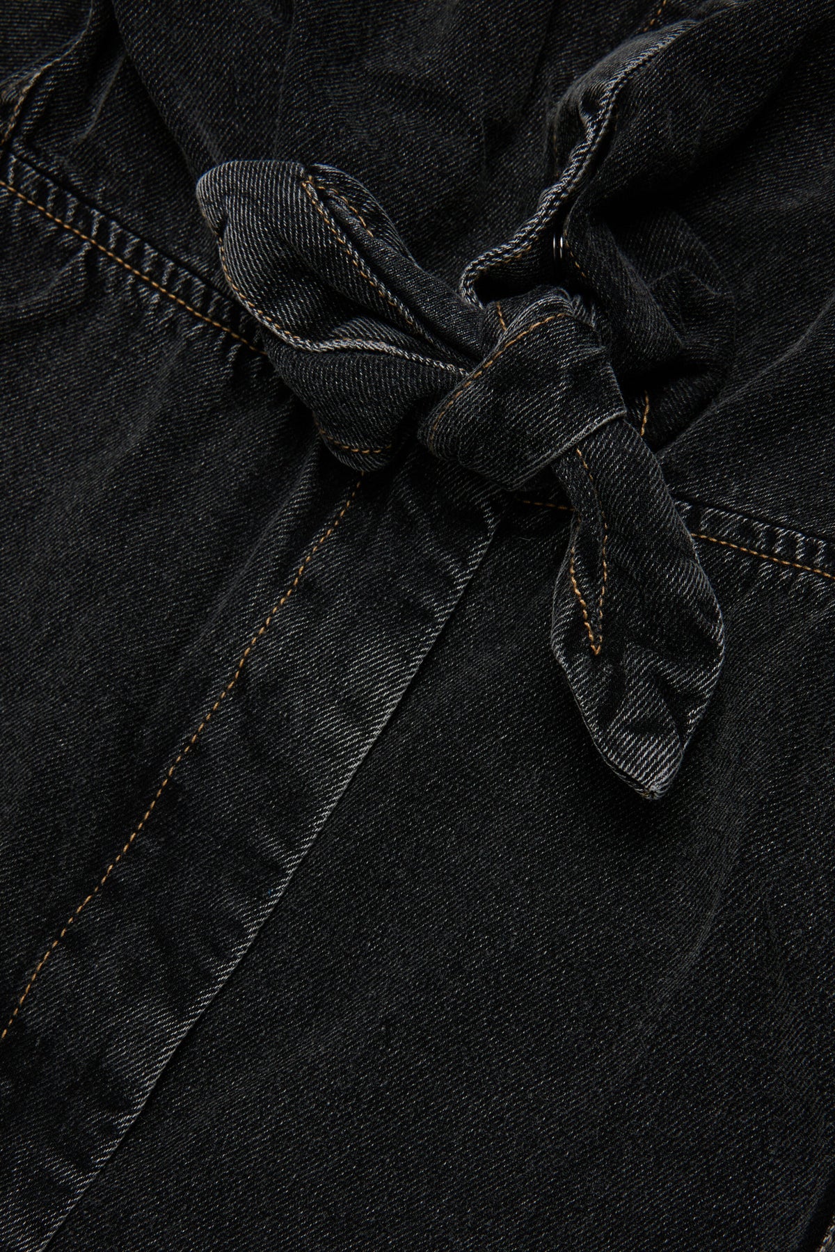 Vestido vaquero con logo