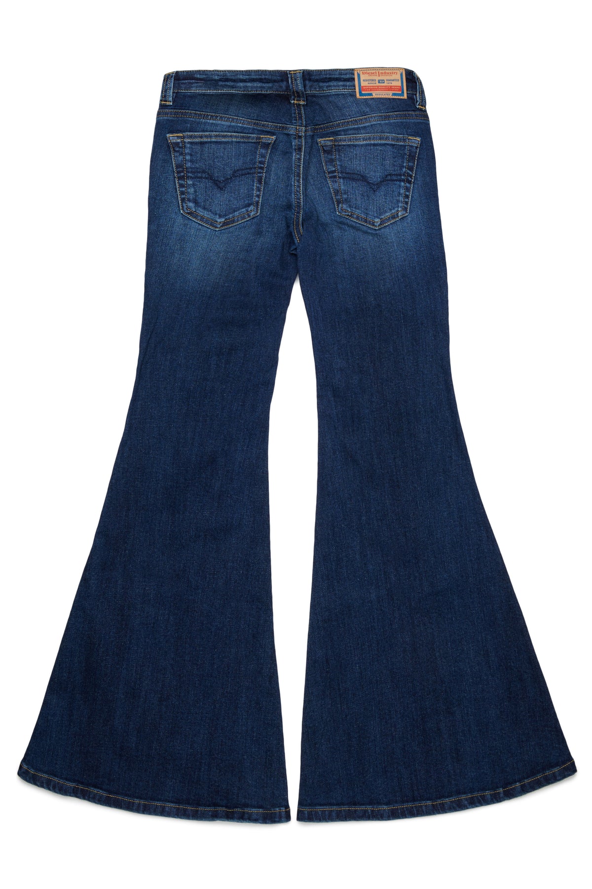 Jeans de corte flare azul medio - D-Blys