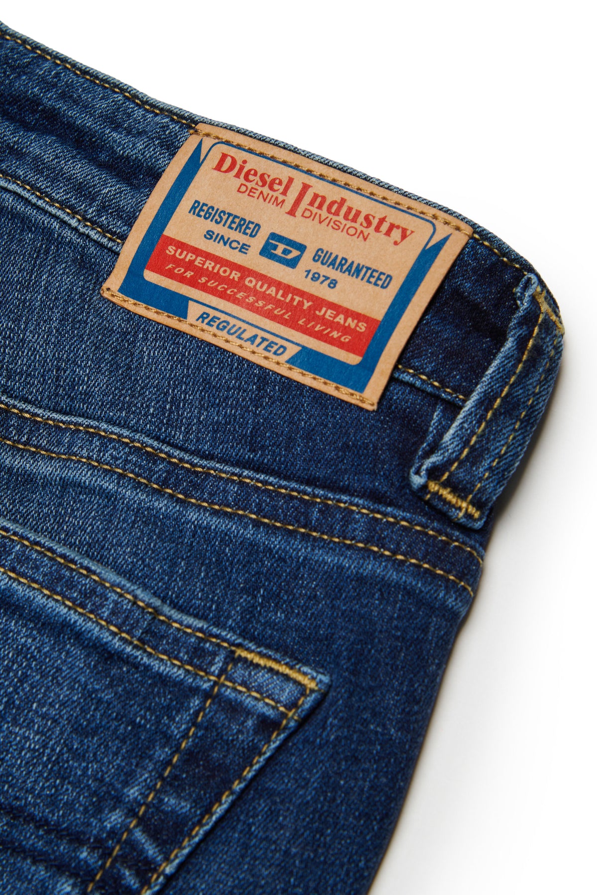 Jeans de corte flare azul medio - D-Blys