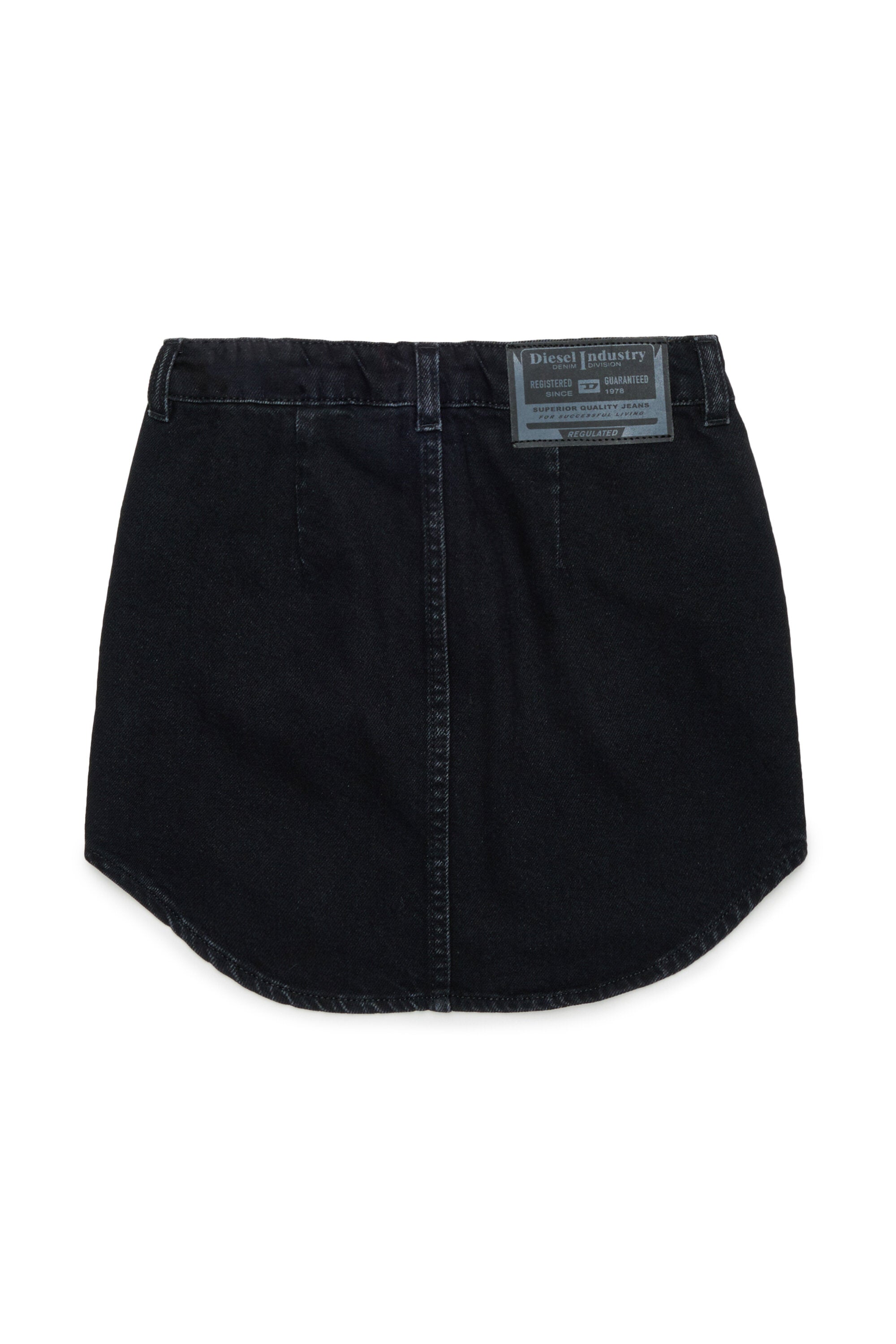 Mini skirt with logo
