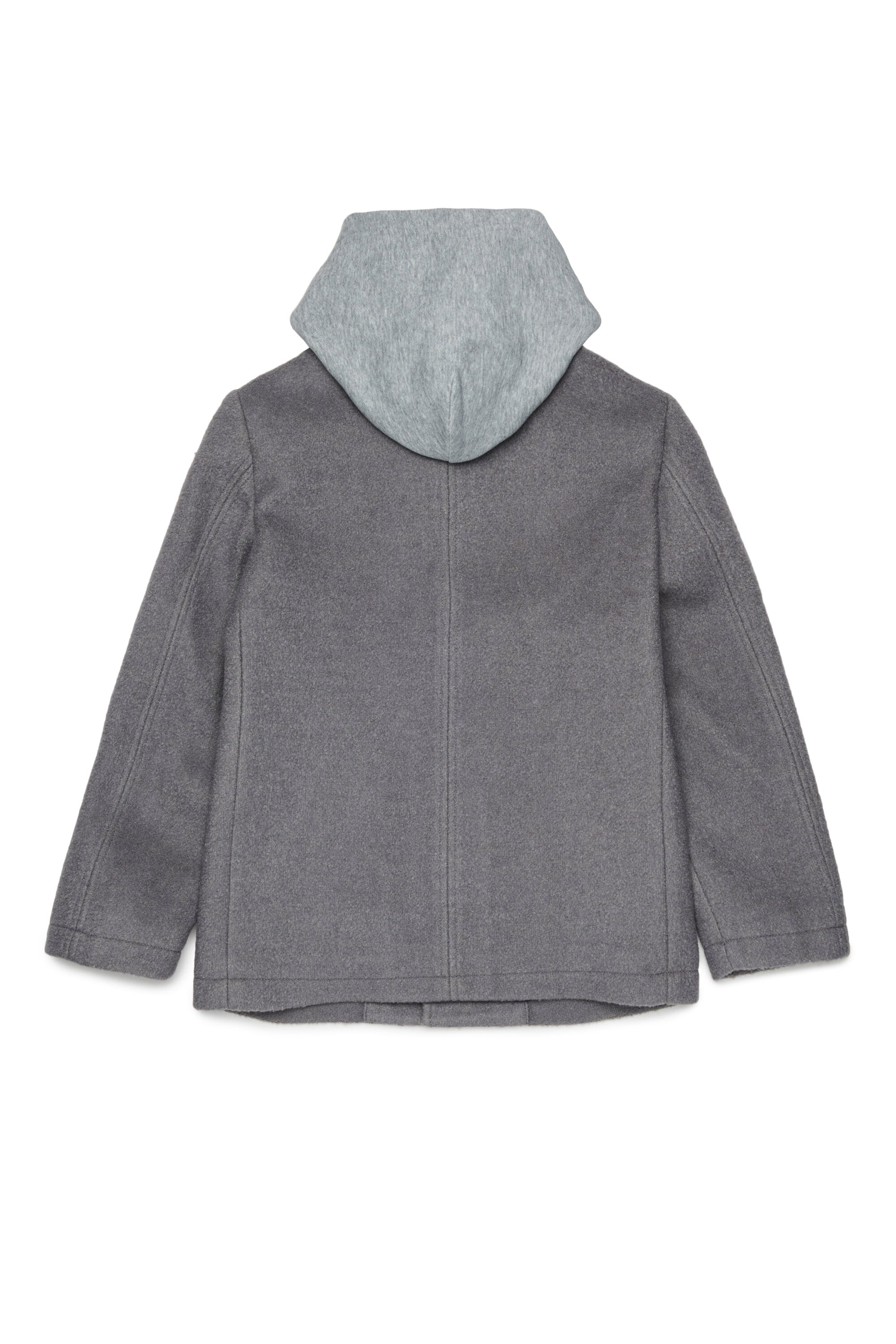 Coat with logo