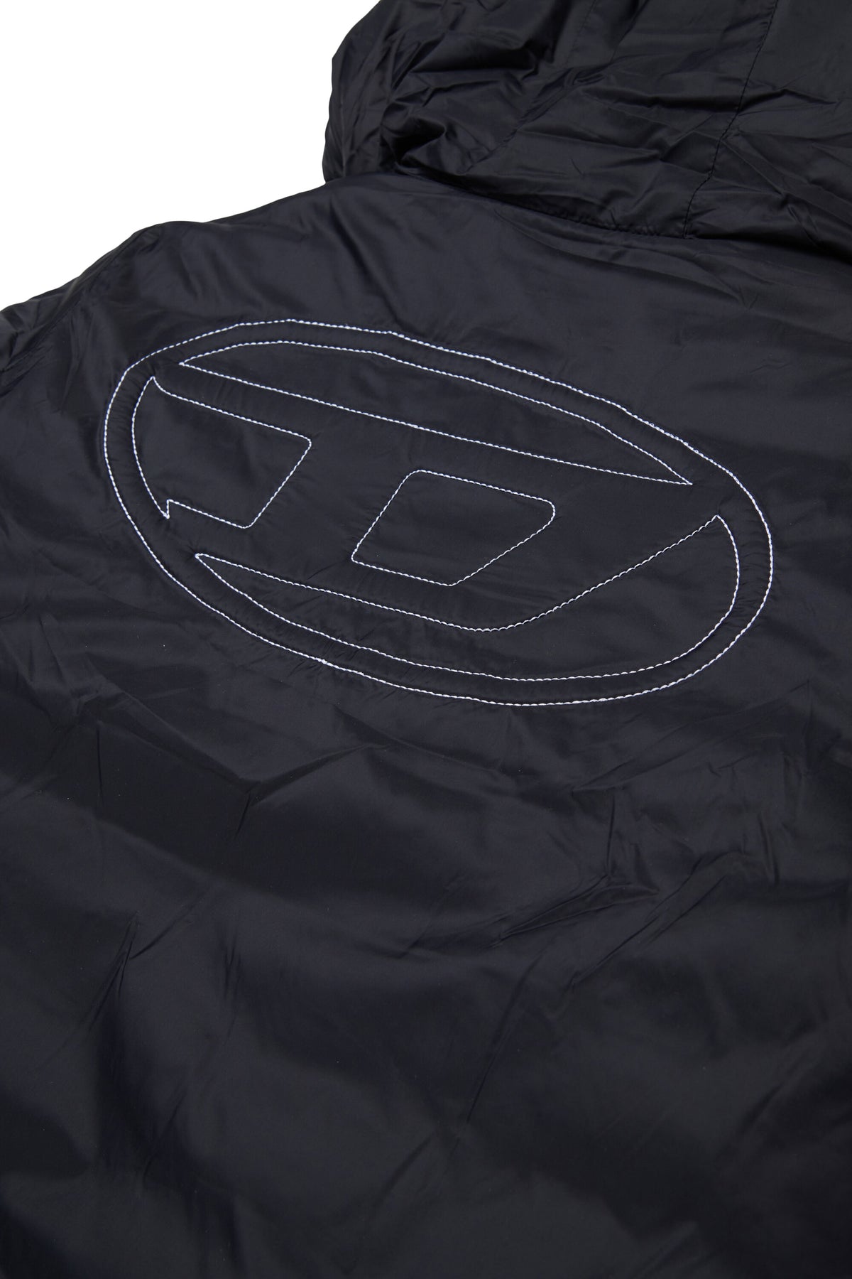 Chaqueta acolchada con logo estampado