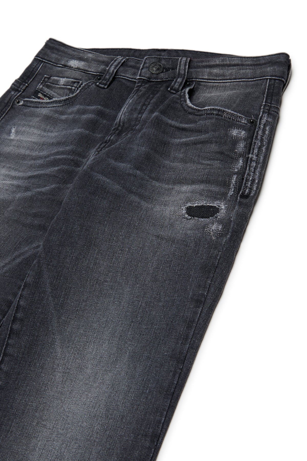 Regular fit jeans in gray wash - D-Ilia