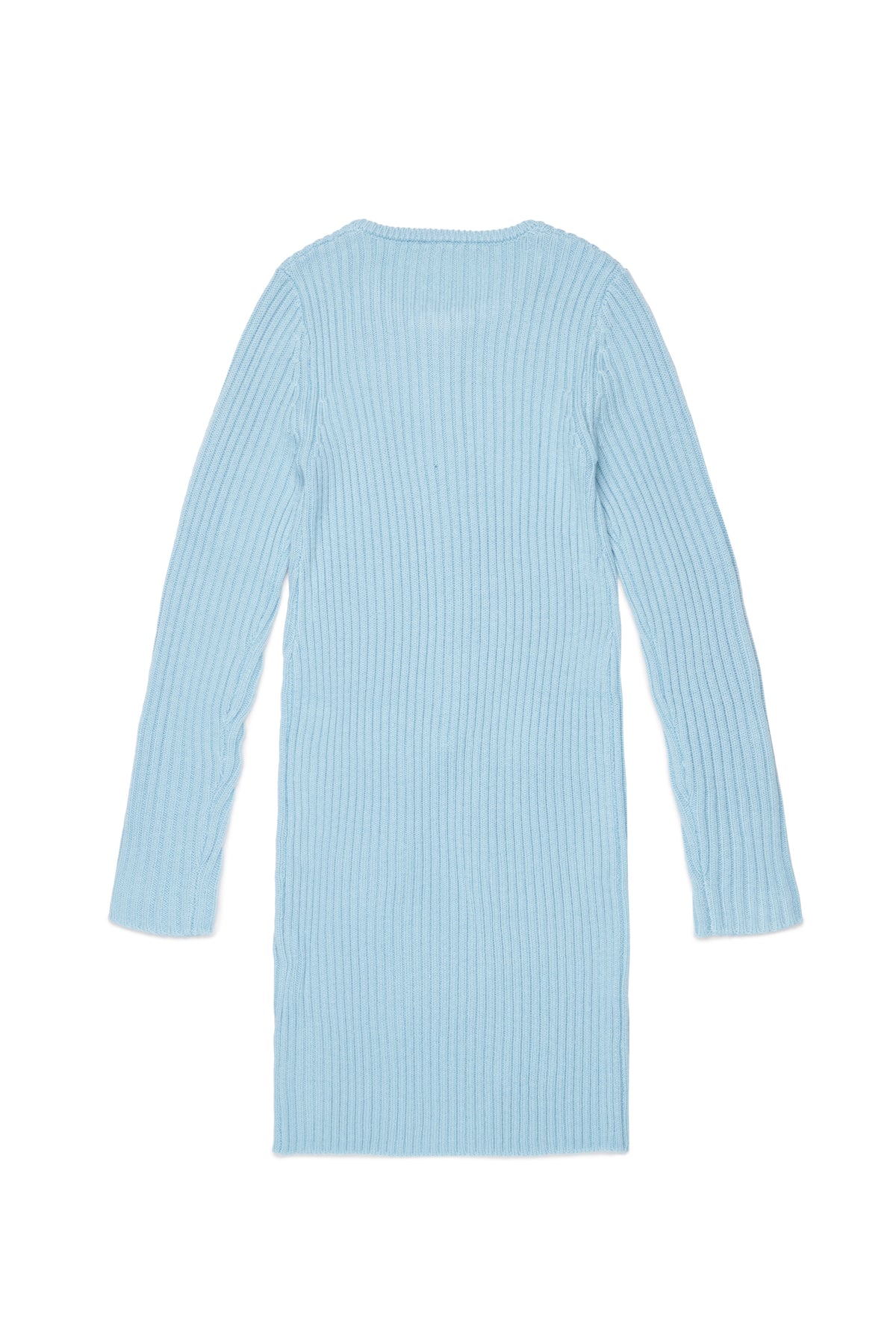 Vestido midi de punto con logo