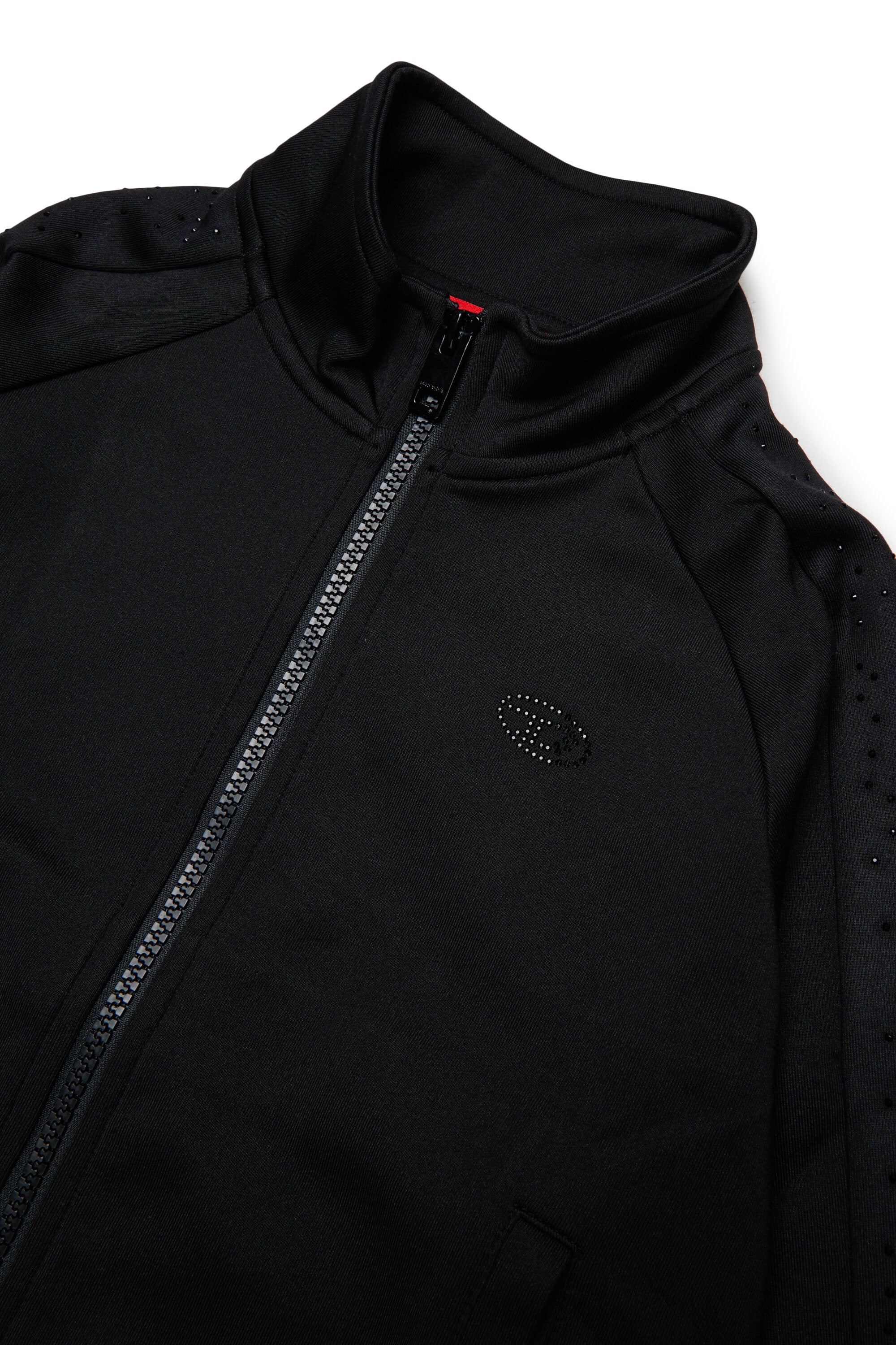 Zip-up sweatshirt with logo