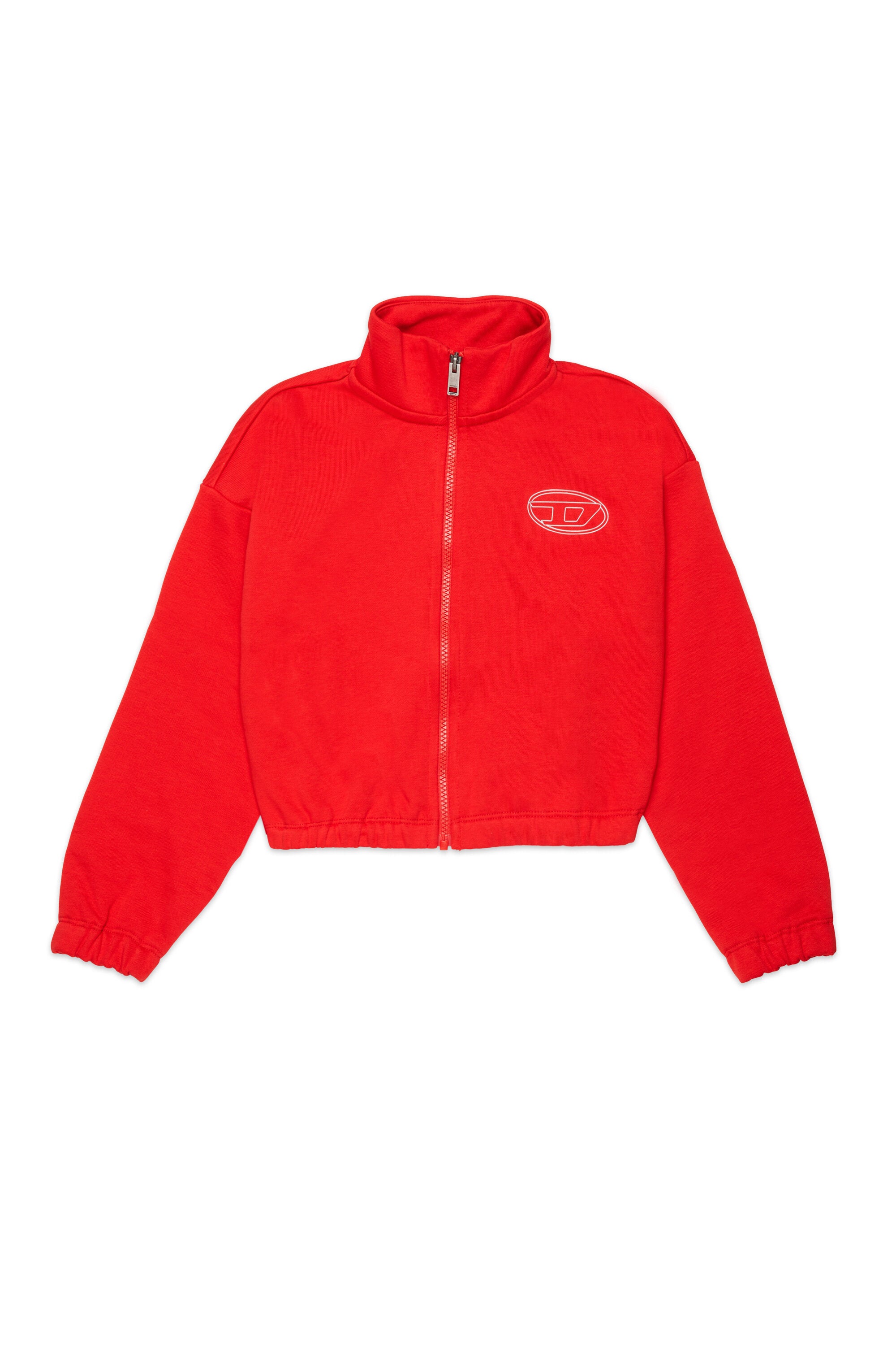 Zip sweatshirt with logo