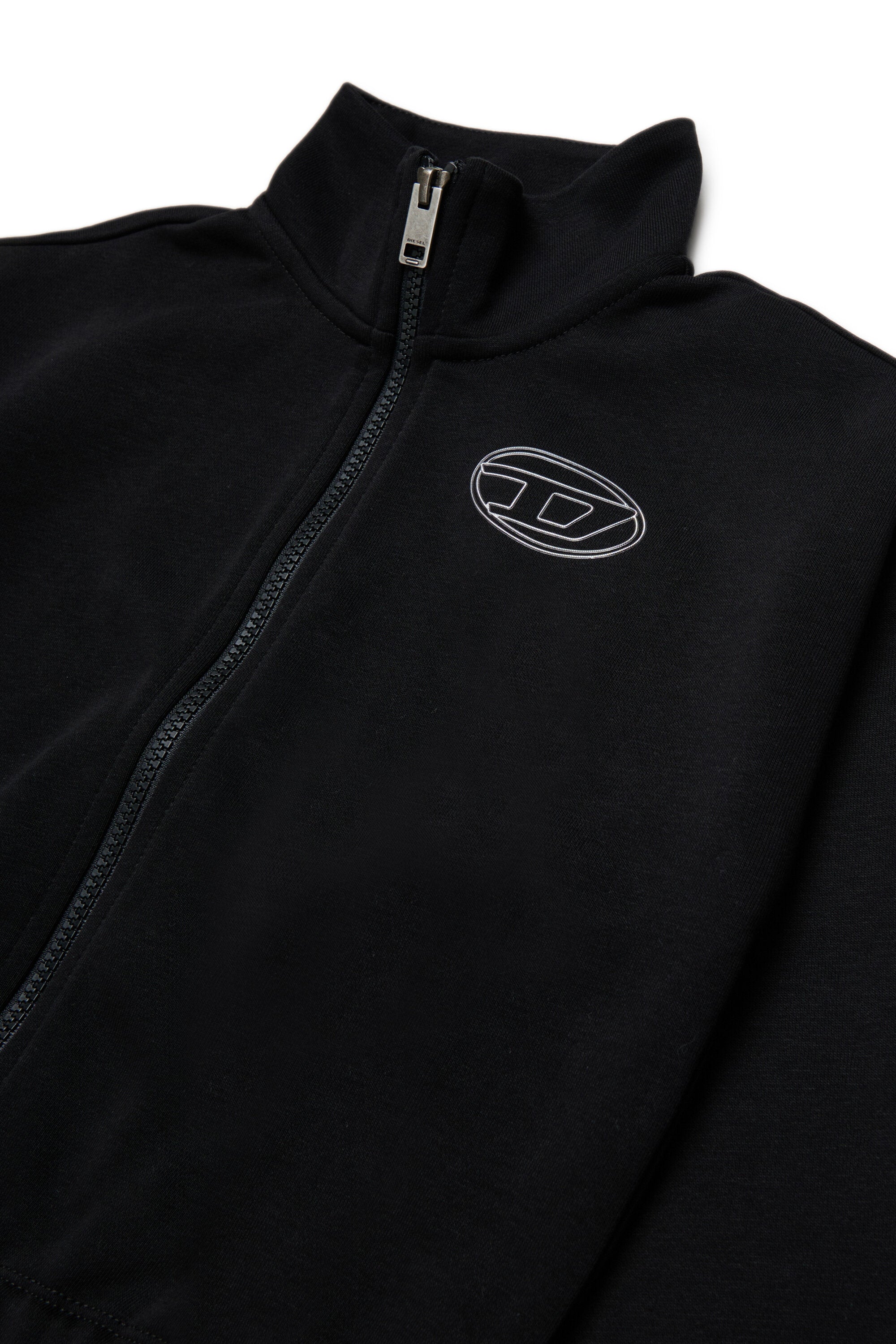 Sudadera con cremallera y logo